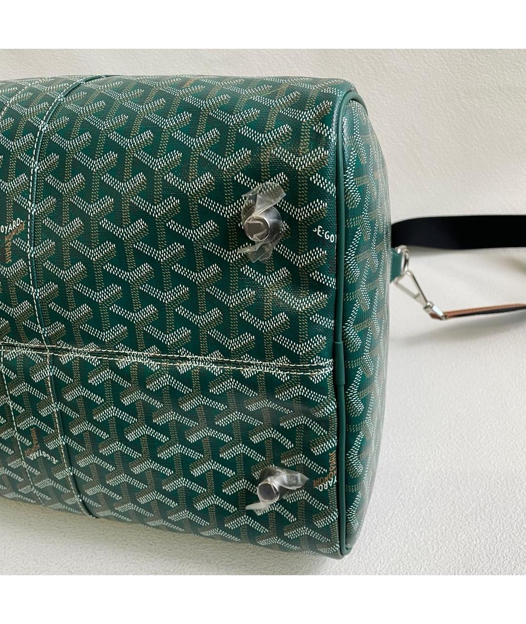 GOYARD Зеленая дорожная/спортивная сумка из искусственной кожи, фото 6