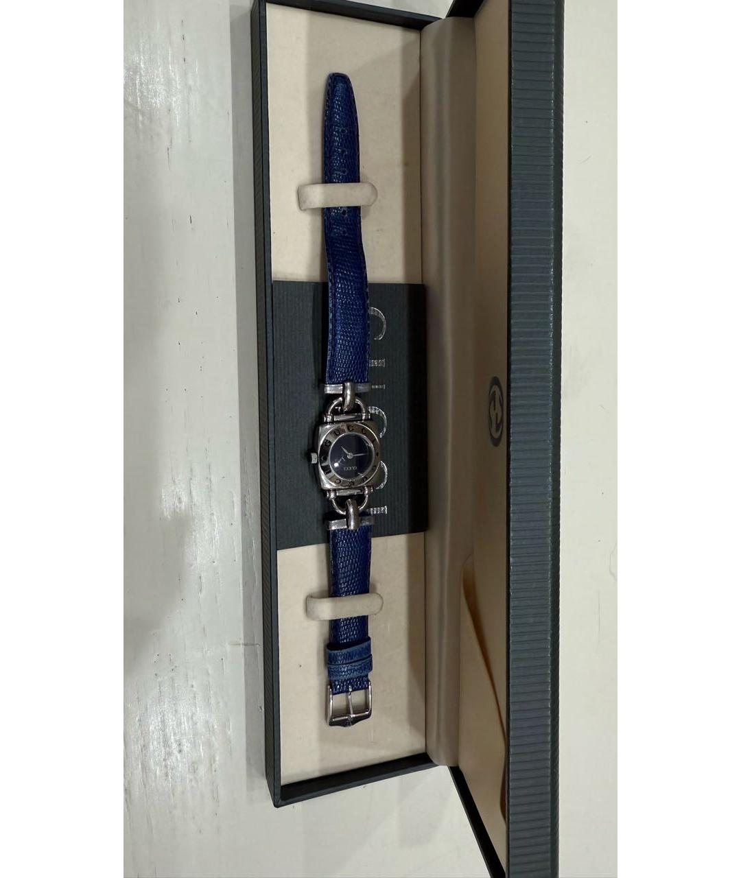 GUCCI Серебряные стальные часы, фото 4