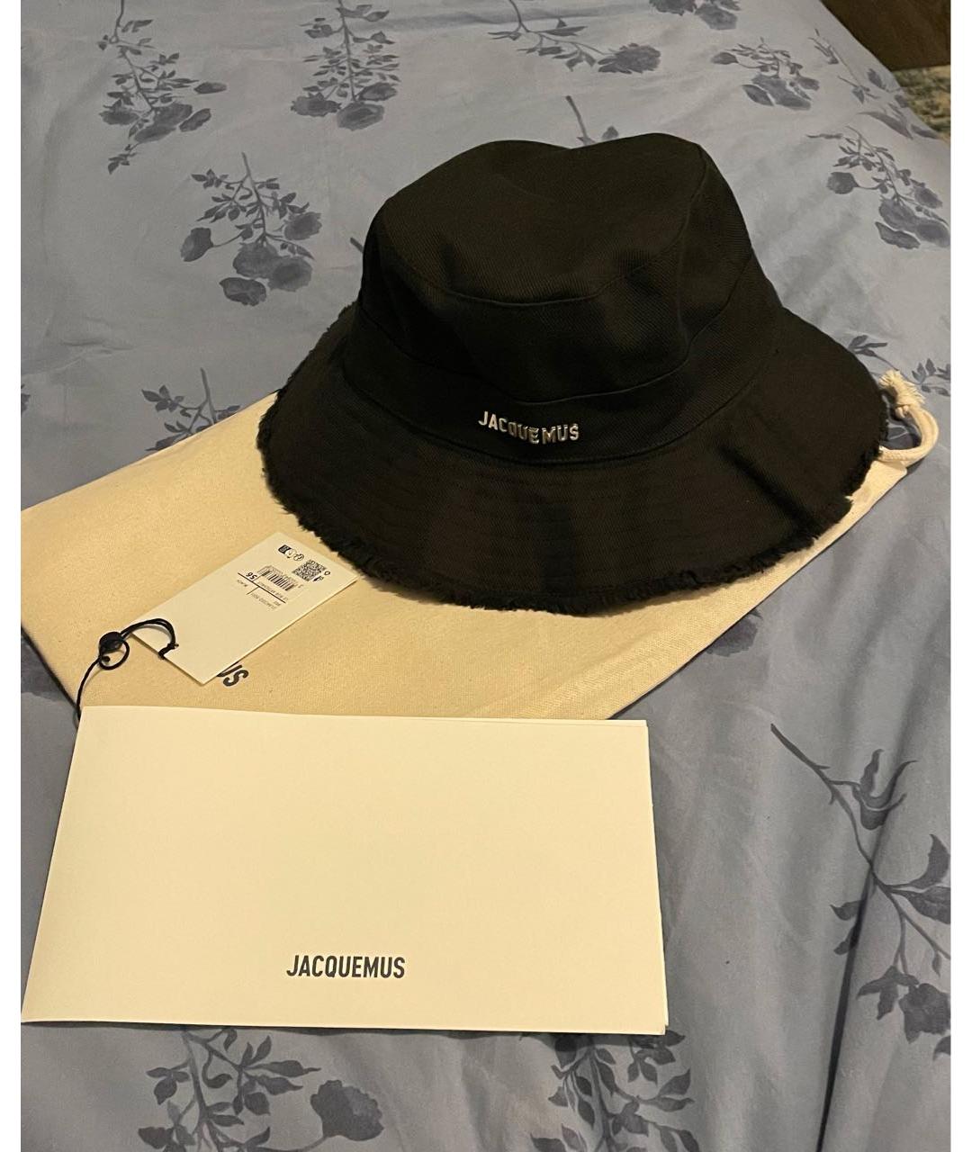 JACQUEMUS Черная хлопковая шляпа, фото 6