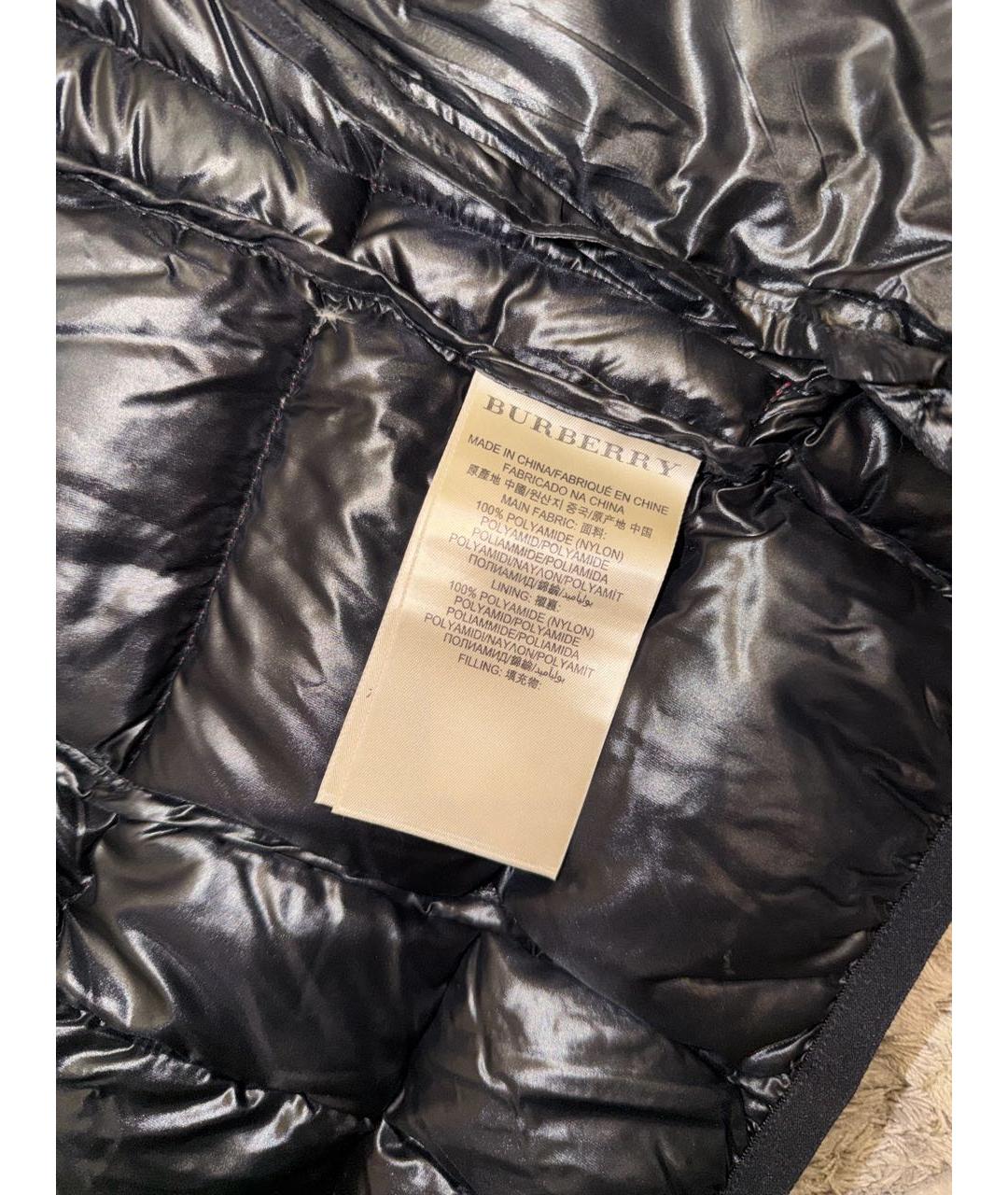 BURBERRY Красный полиамидовый жилет, фото 6