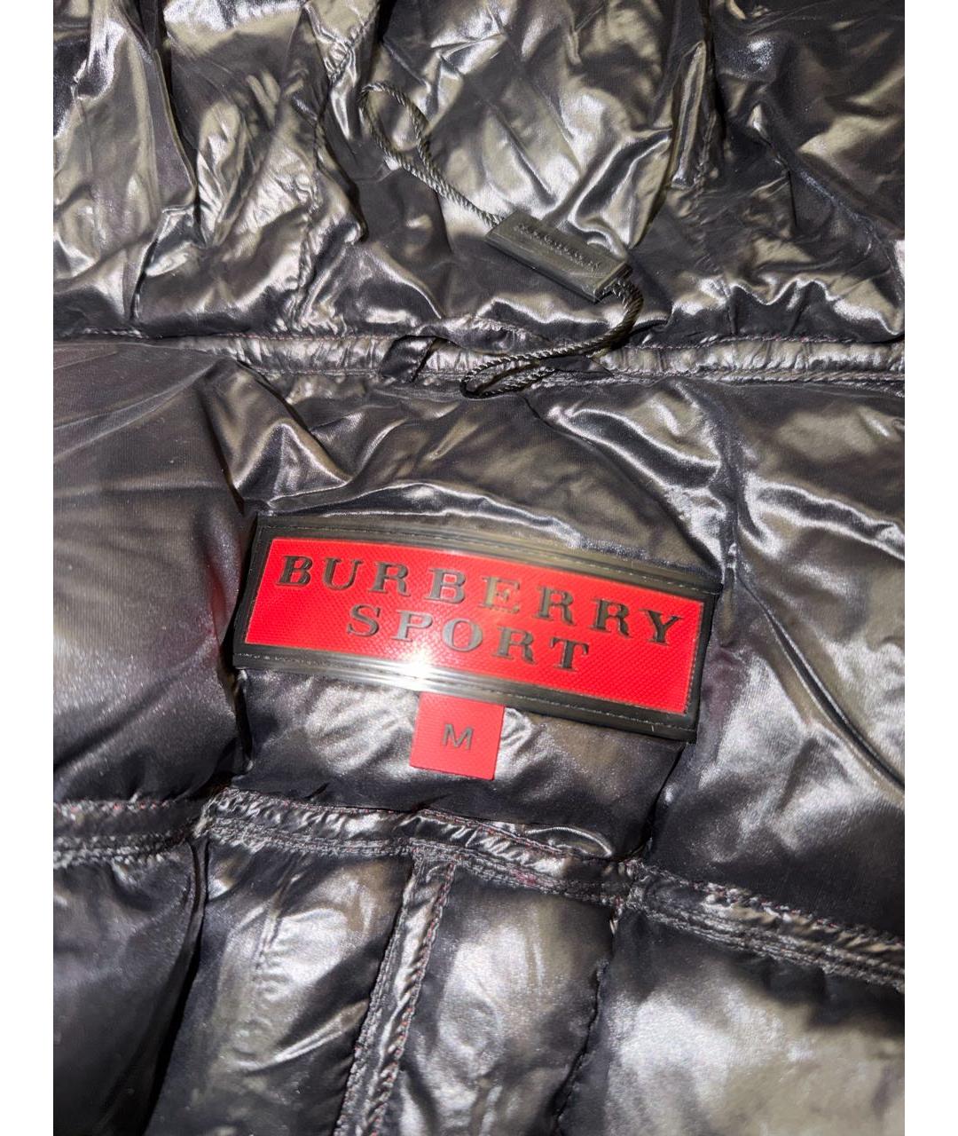 BURBERRY Красный полиамидовый жилет, фото 5