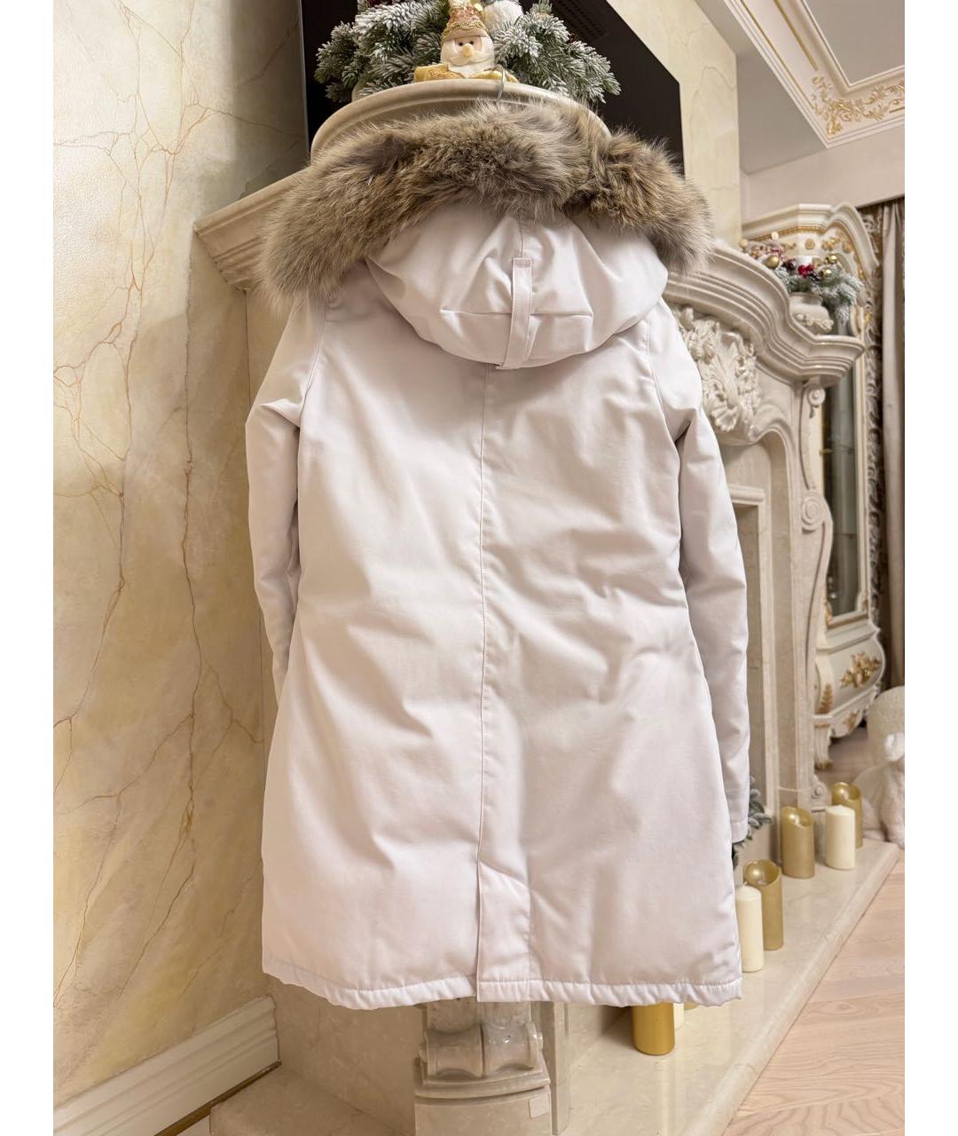 CANADA GOOSE Белая полиамидовая парка, фото 2