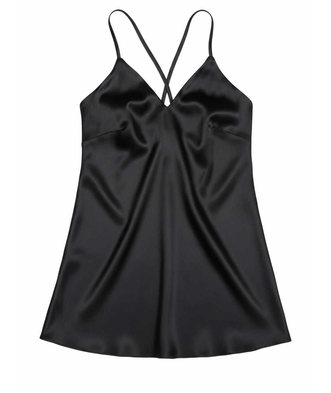 BRUNELLO CUCINELLI Антрацитовая шелковая майка, фото 1