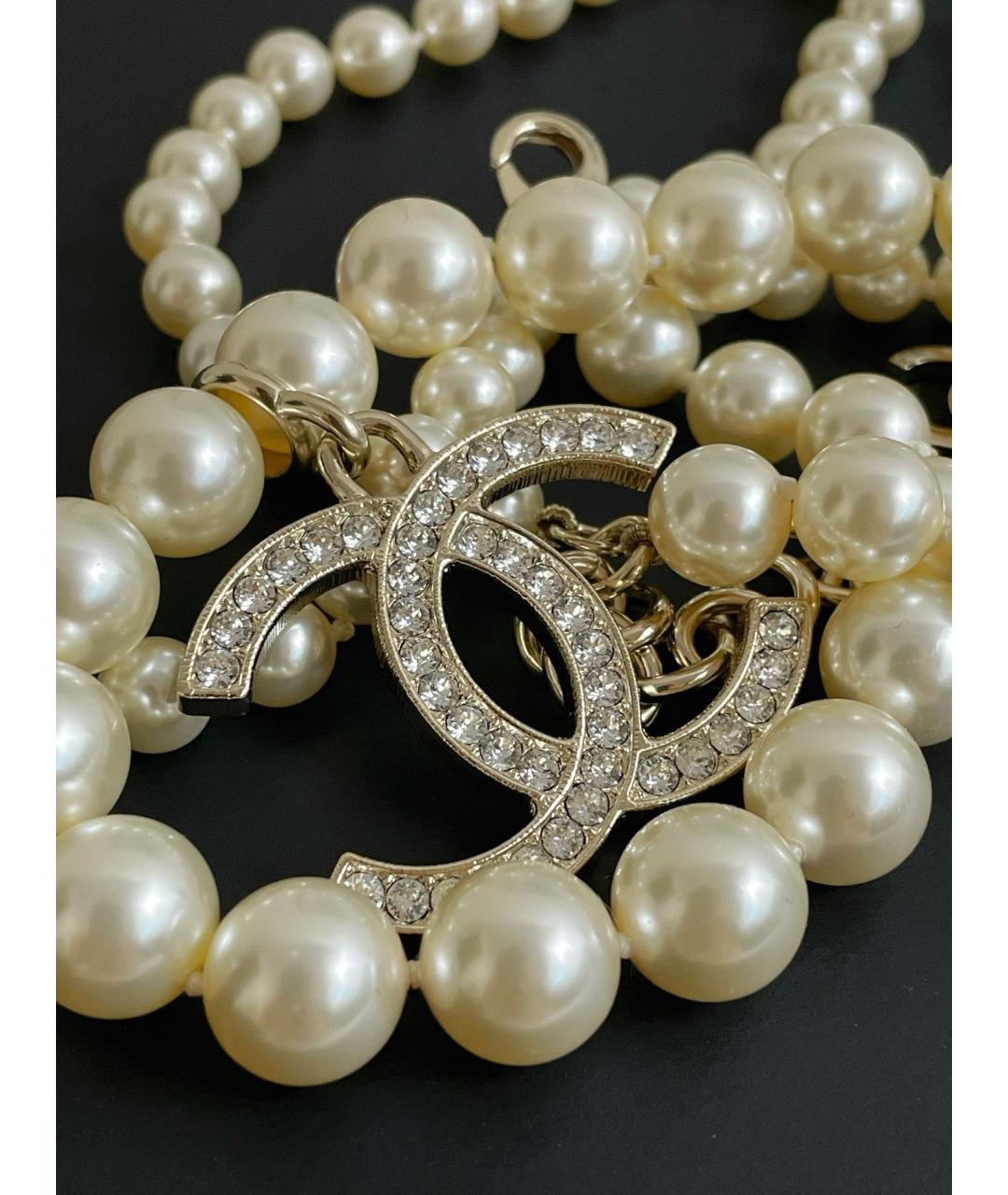 CHANEL Бежевое колье, фото 7