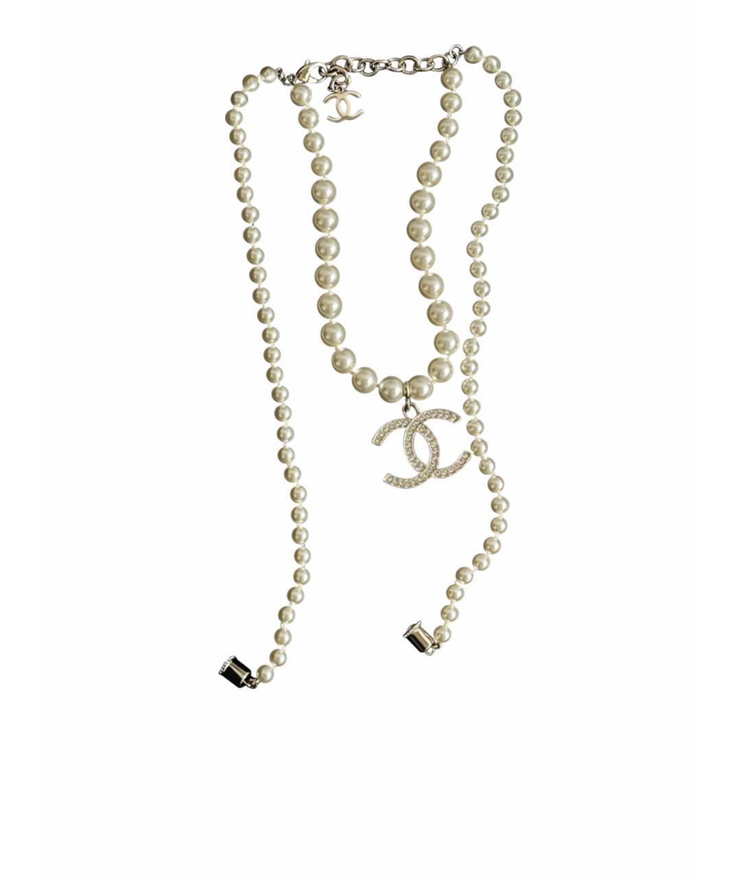 CHANEL Бежевое колье, фото 1