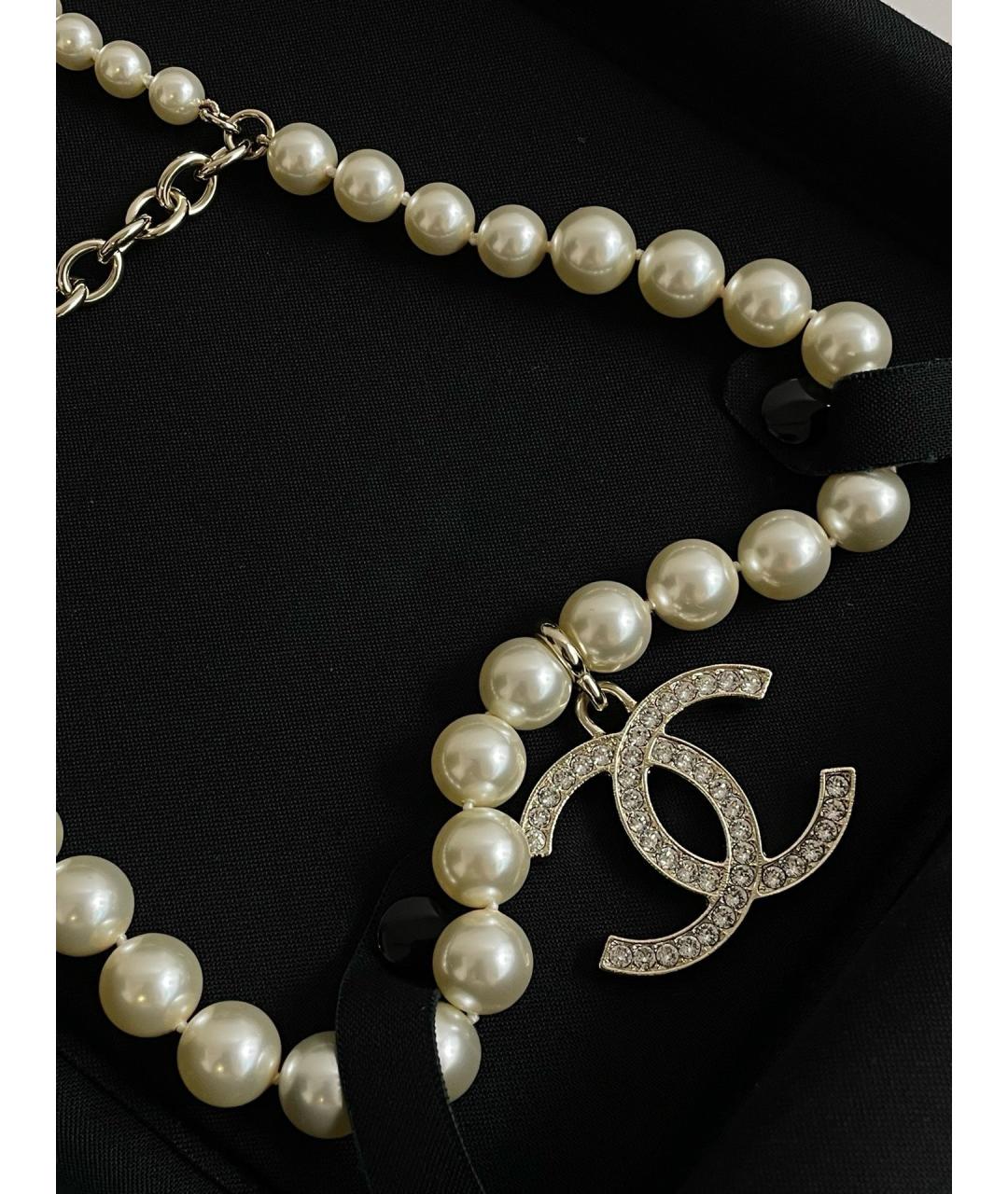 CHANEL Бежевое колье, фото 3