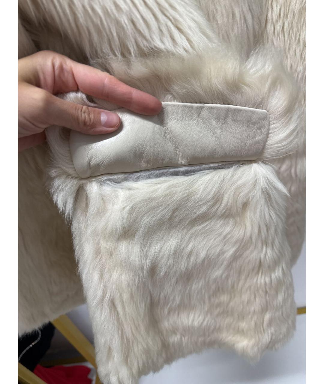 CHANEL Белая шуба, фото 4