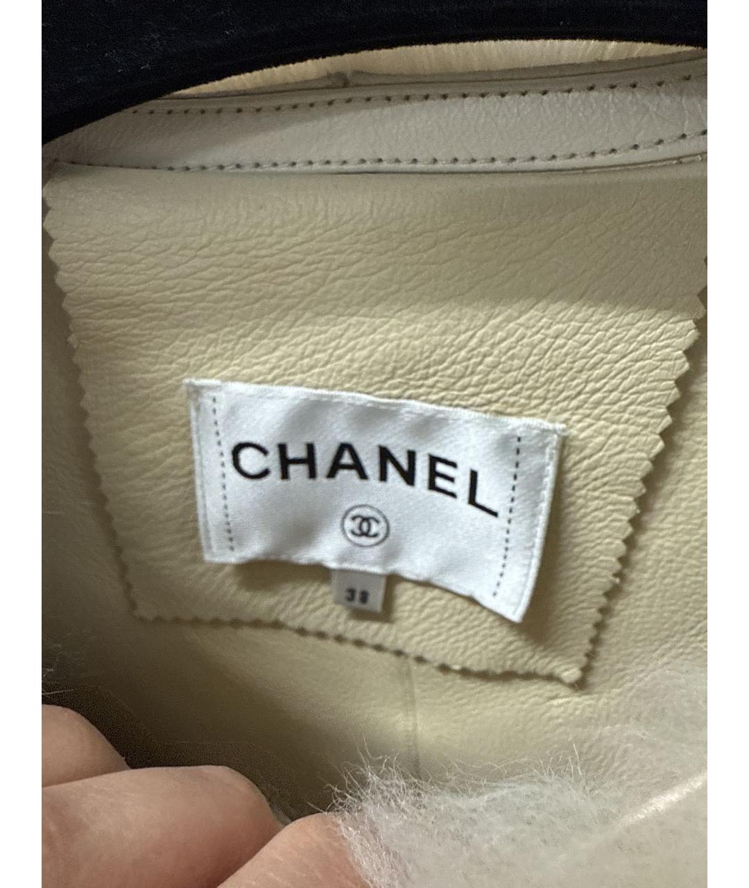 CHANEL Белая шуба, фото 3