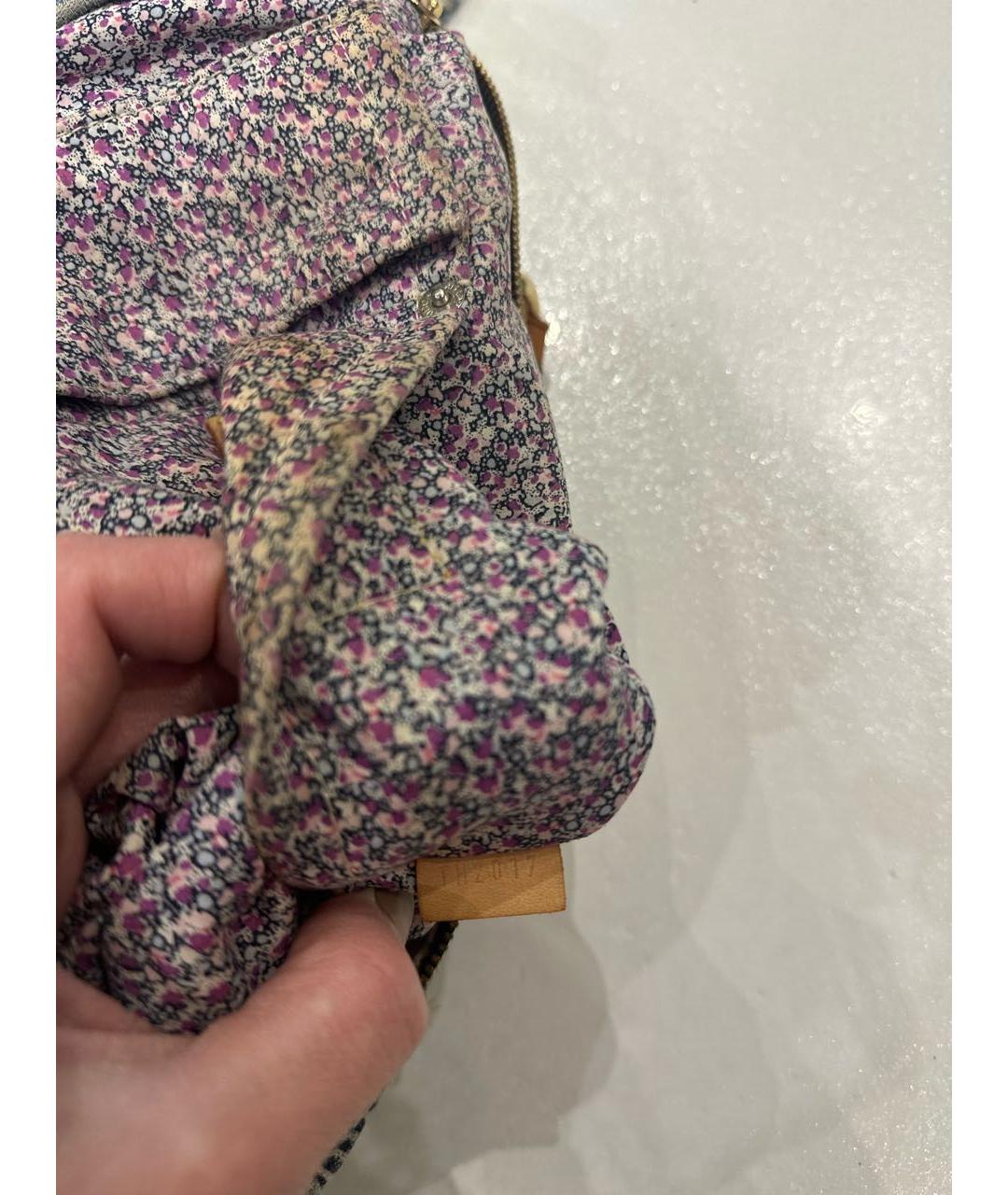 LOUIS VUITTON Голубая деним сумка с короткими ручками, фото 6