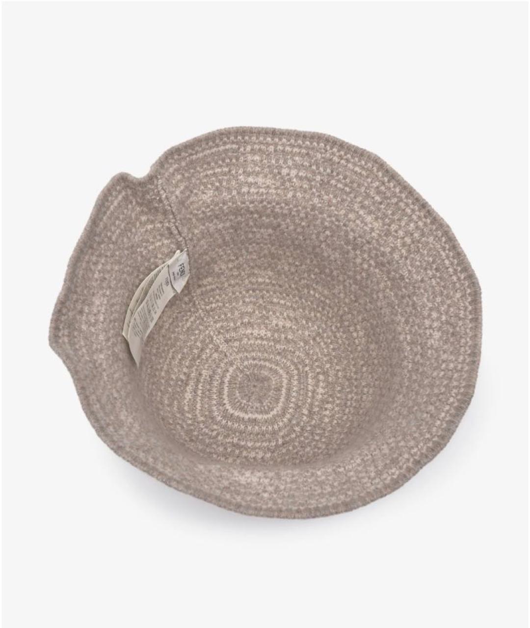 FENDI Серая кашемировая шляпа, фото 3