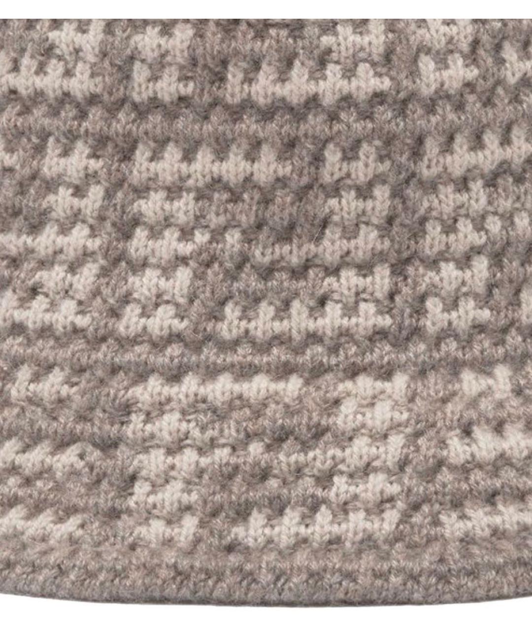 FENDI Серая кашемировая шляпа, фото 4