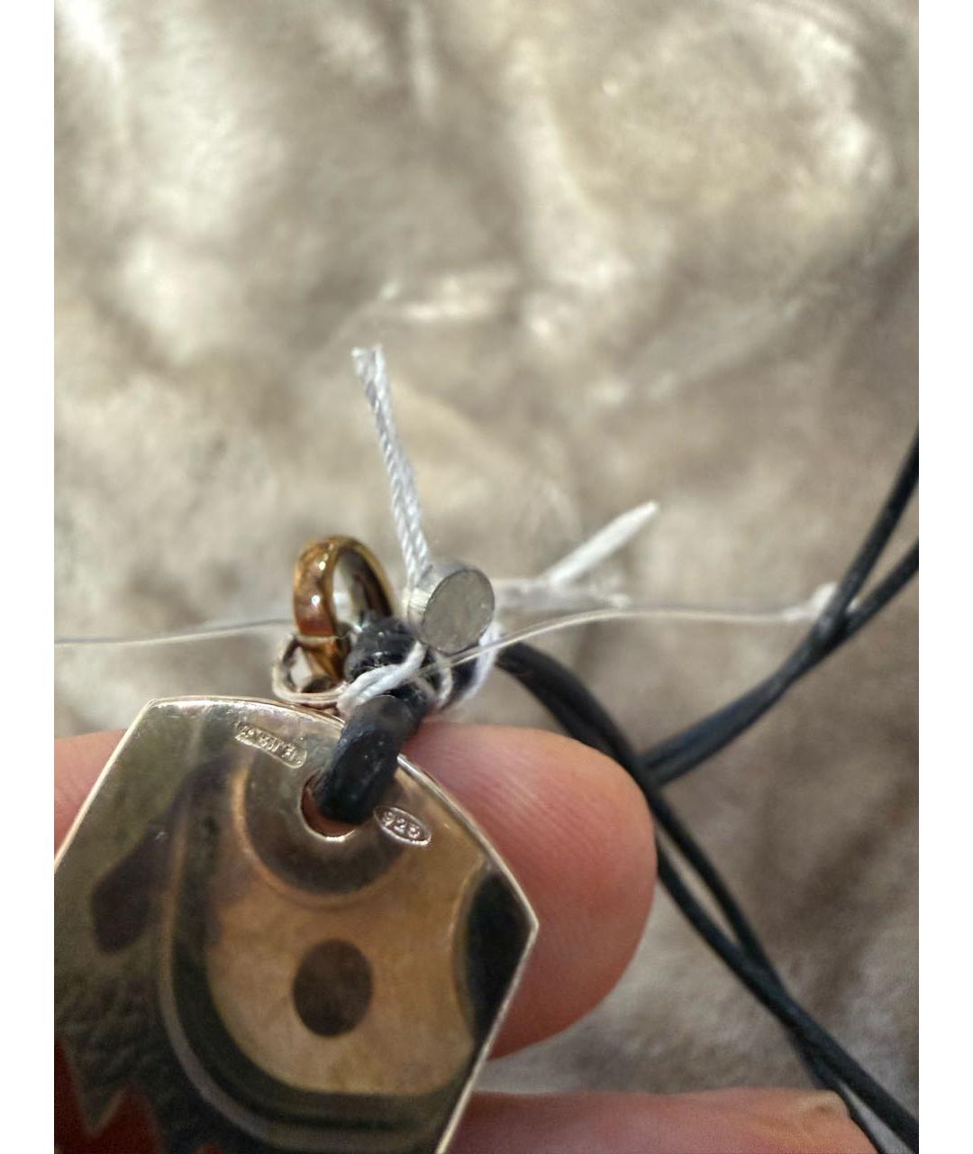 GUCCI Серебряное серебряное колье, фото 2