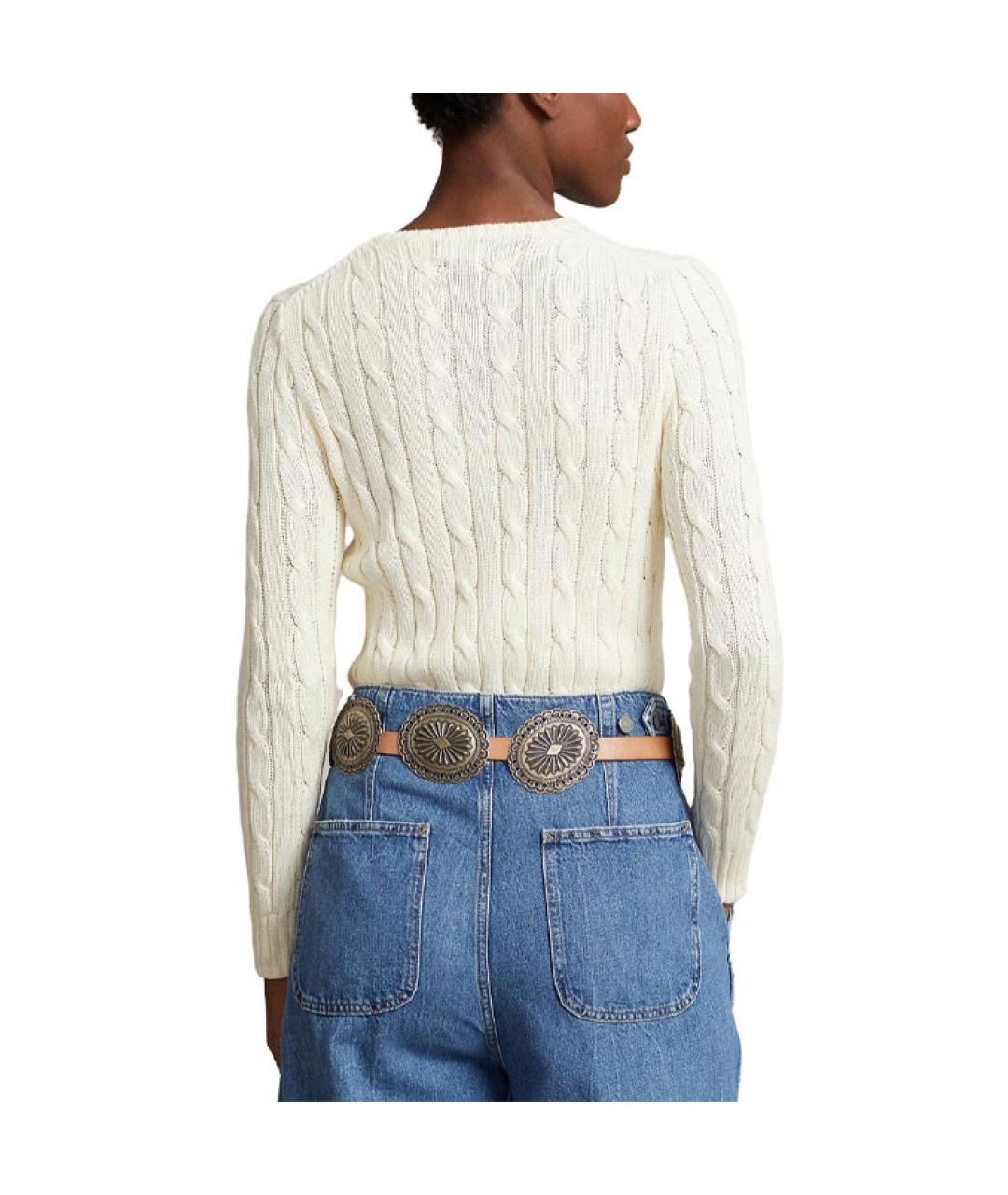 POLO RALPH LAUREN Бежевый джемпер / свитер, фото 4