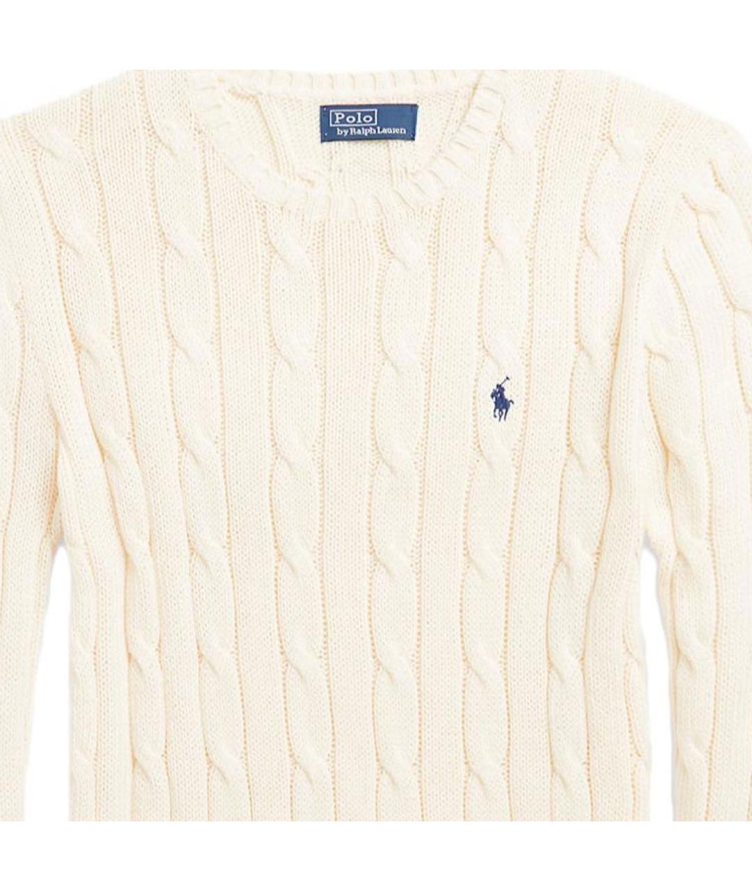 POLO RALPH LAUREN Бежевый джемпер / свитер, фото 5