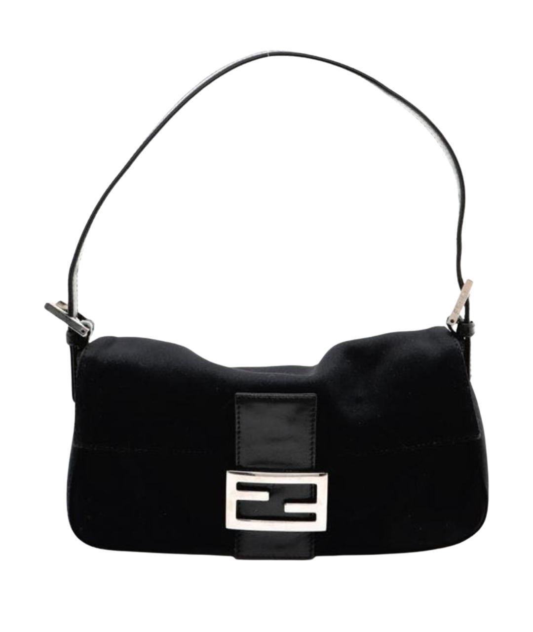 FENDI Черная сумка с короткими ручками, фото 1
