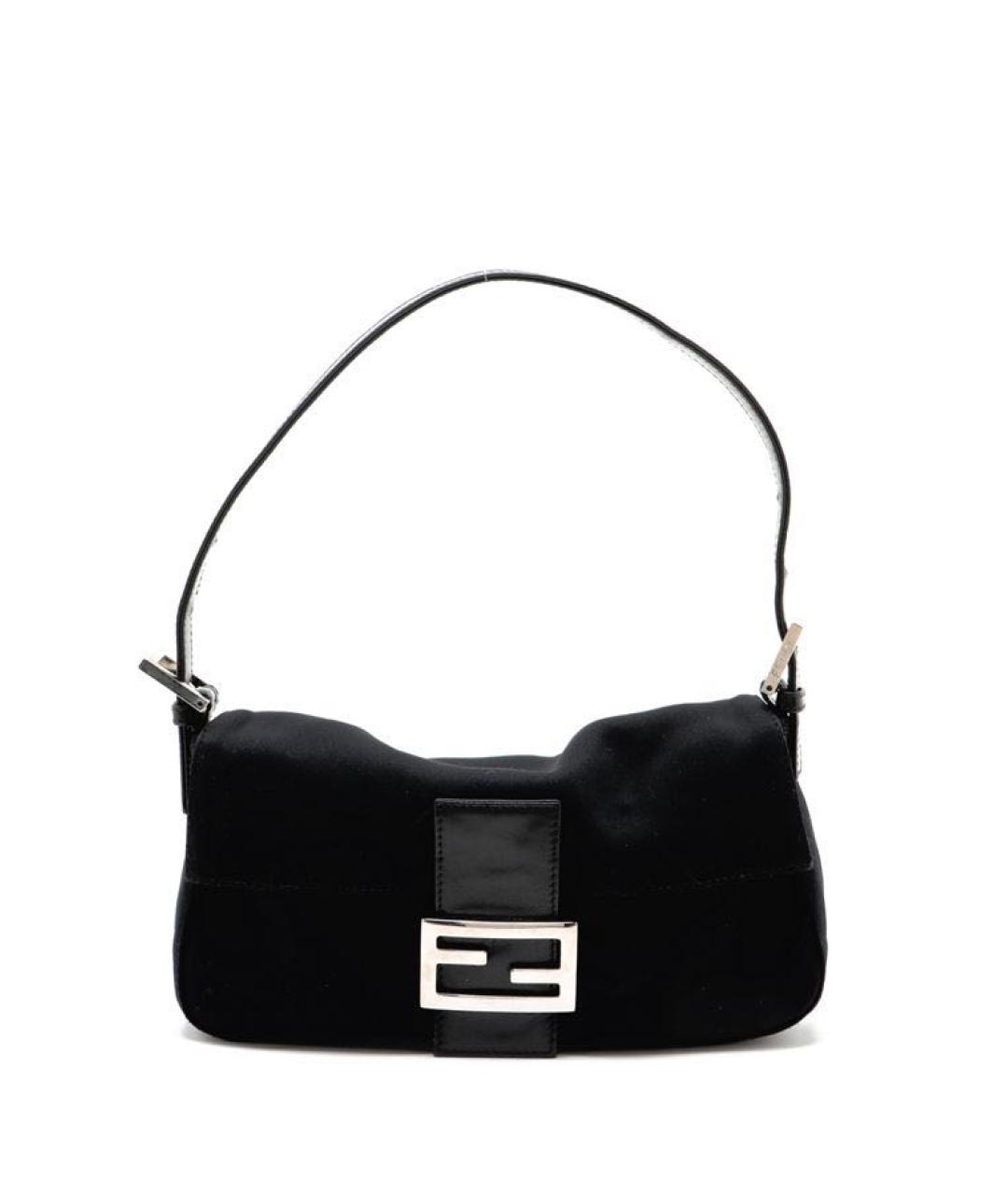 FENDI Черная сумка с короткими ручками, фото 9