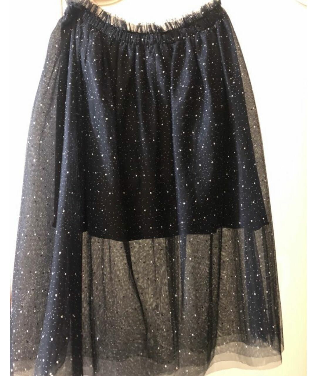 MISS GRANT KIDS Черная полиэстеровая юбка, фото 3
