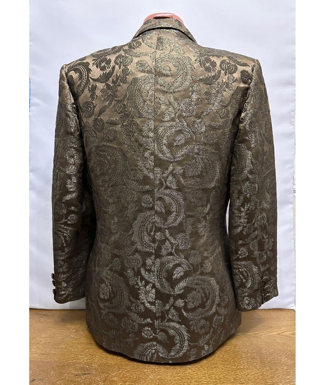 LES COPAINS Антрацитовый шерстяной жакет/пиджак, фото 2