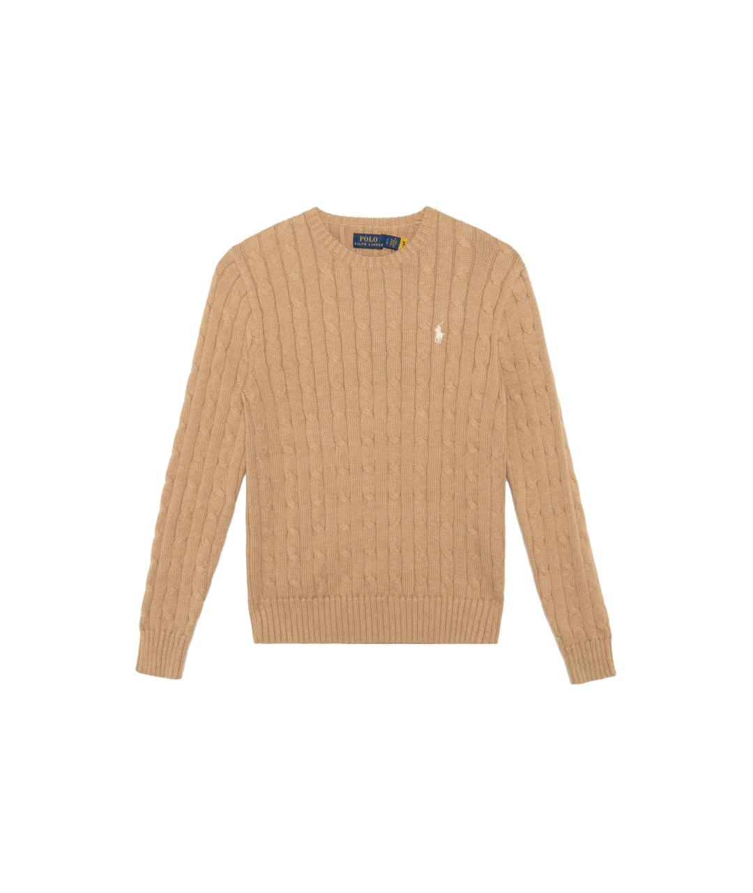 POLO RALPH LAUREN Коричневый джемпер / свитер, фото 1