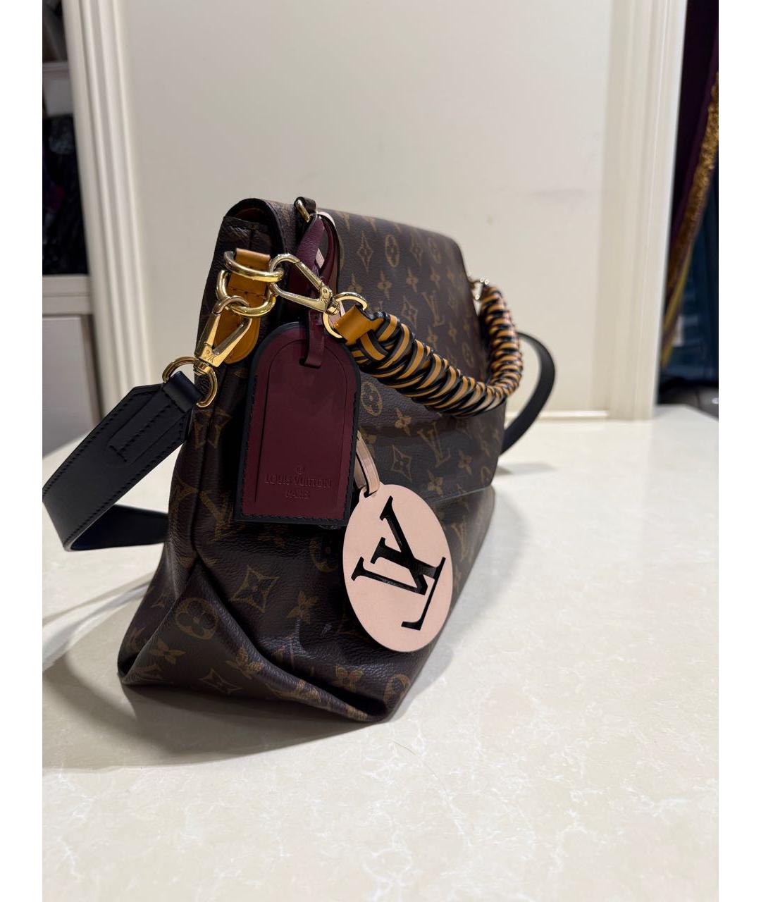 LOUIS VUITTON Коричневая сумка через плечо, фото 4