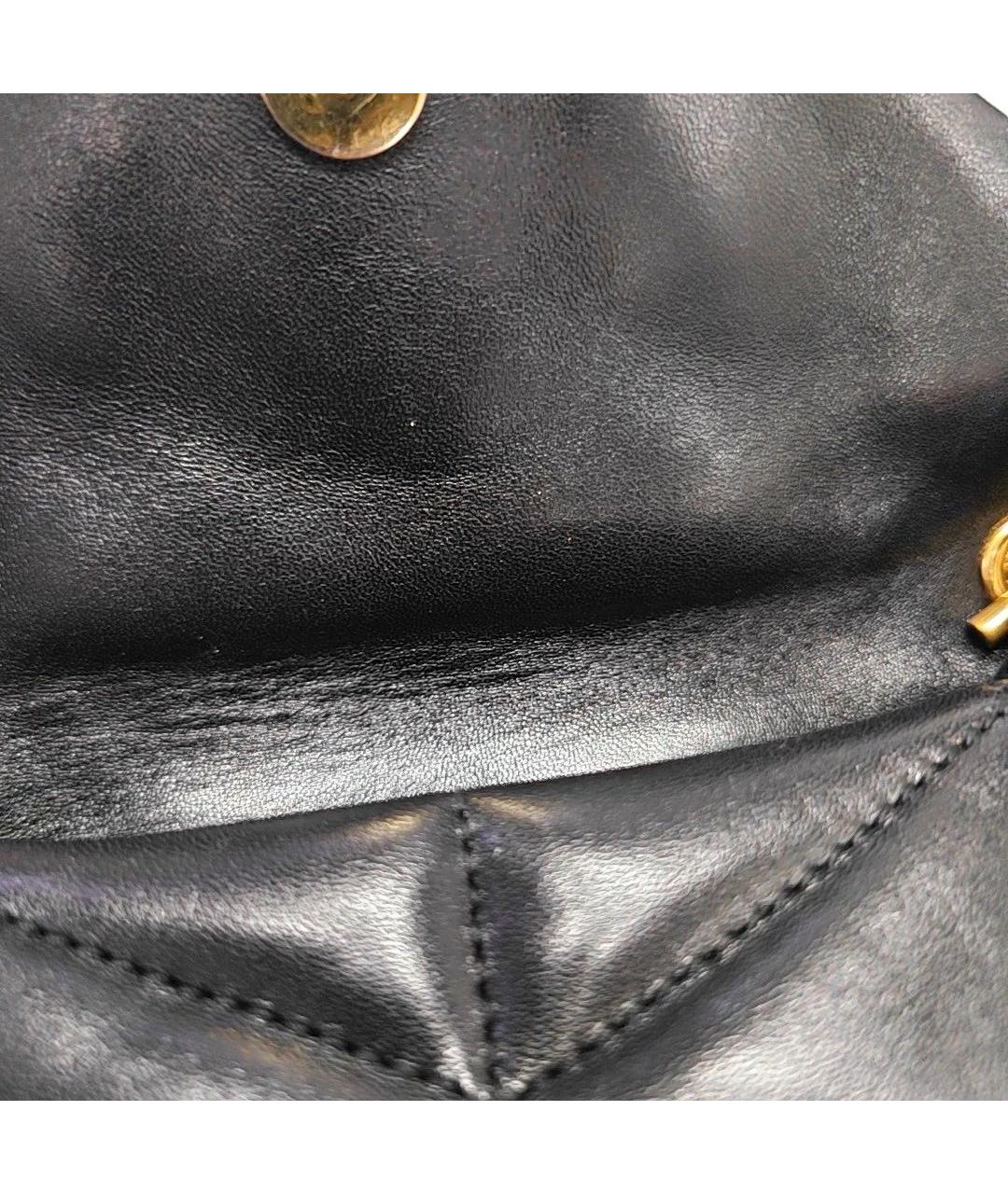 SAINT LAURENT Черная кожаная сумка через плечо, фото 6