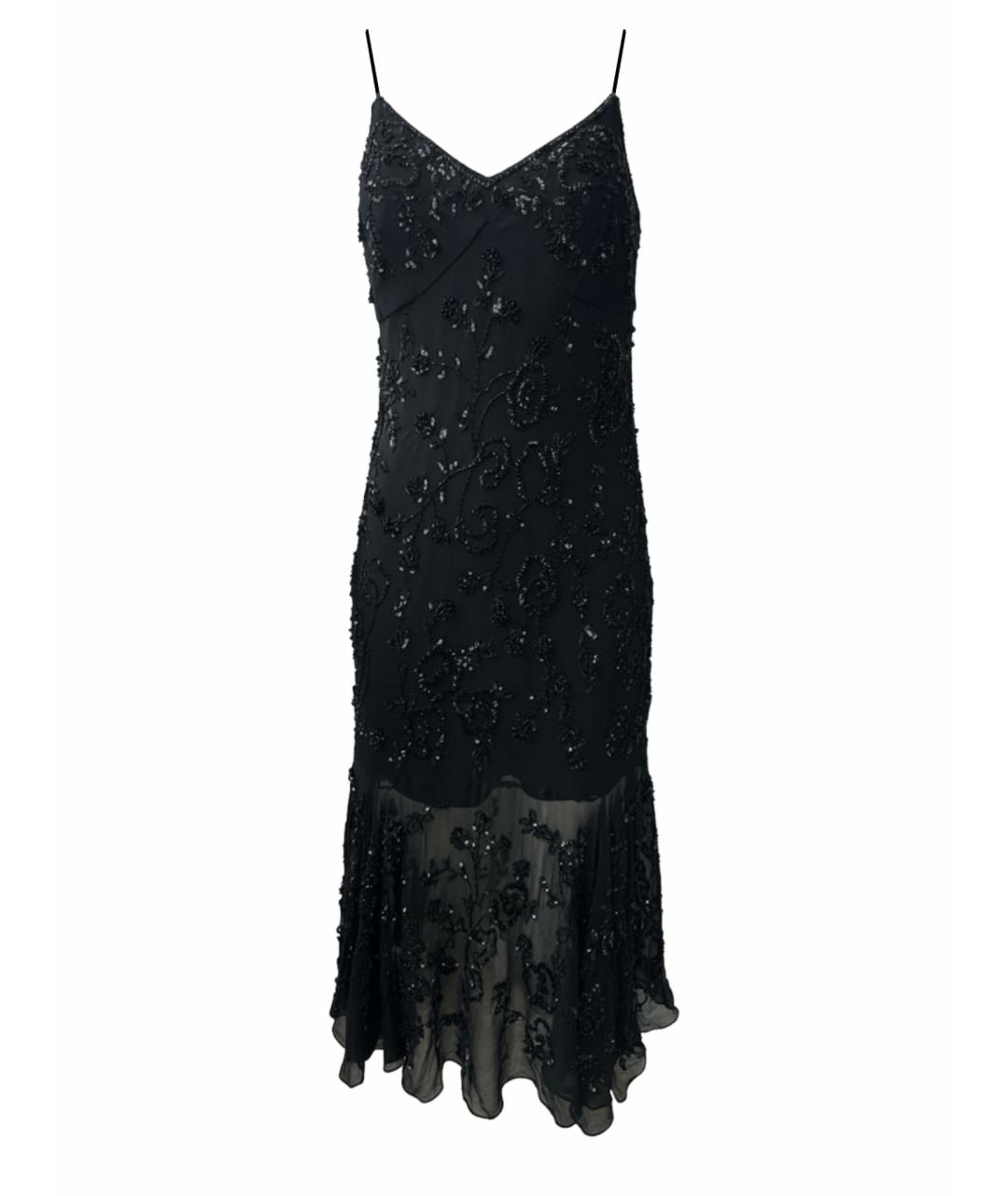 VERSACE JEANS COUTURE Черное шелковое вечернее платье, фото 1