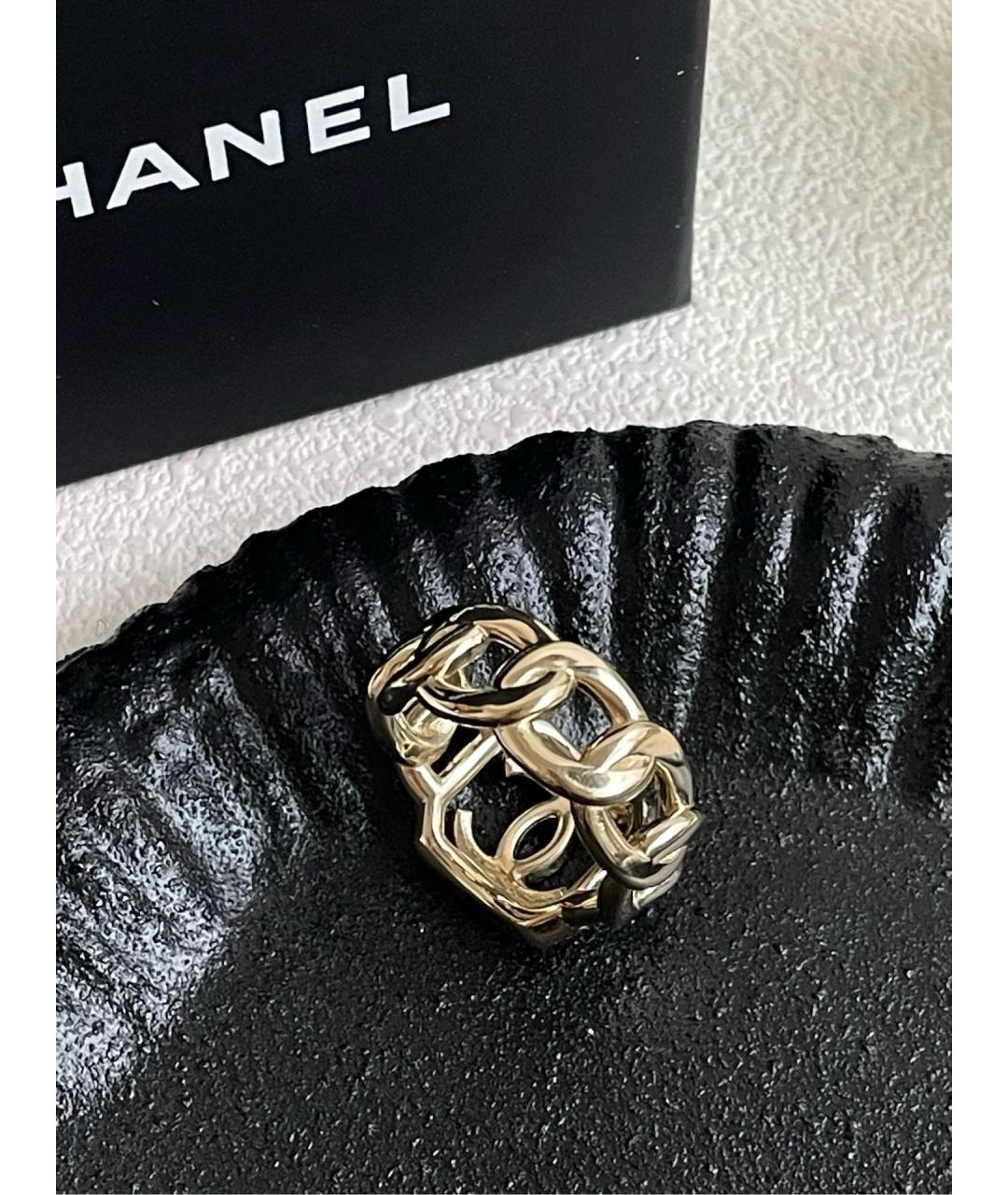 CHANEL Золотое латунное кольцо, фото 5