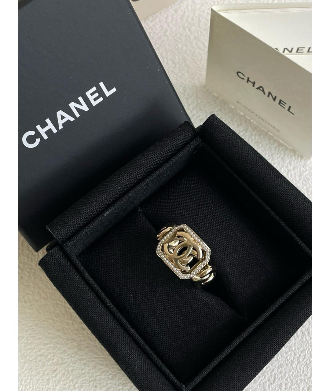 CHANEL Золотое латунное кольцо, фото 2