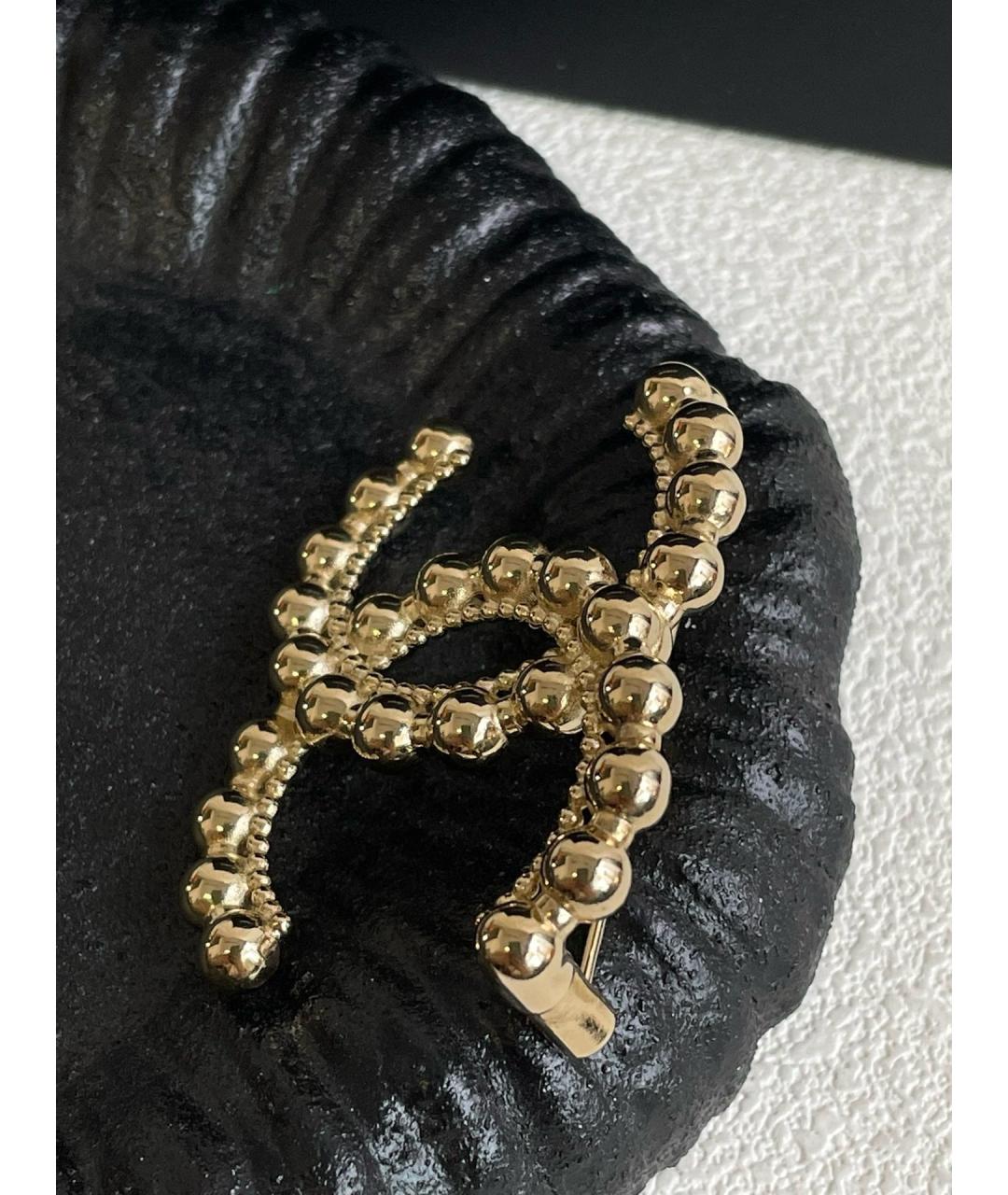 CHANEL Золотая латунная булавка / брошь, фото 5