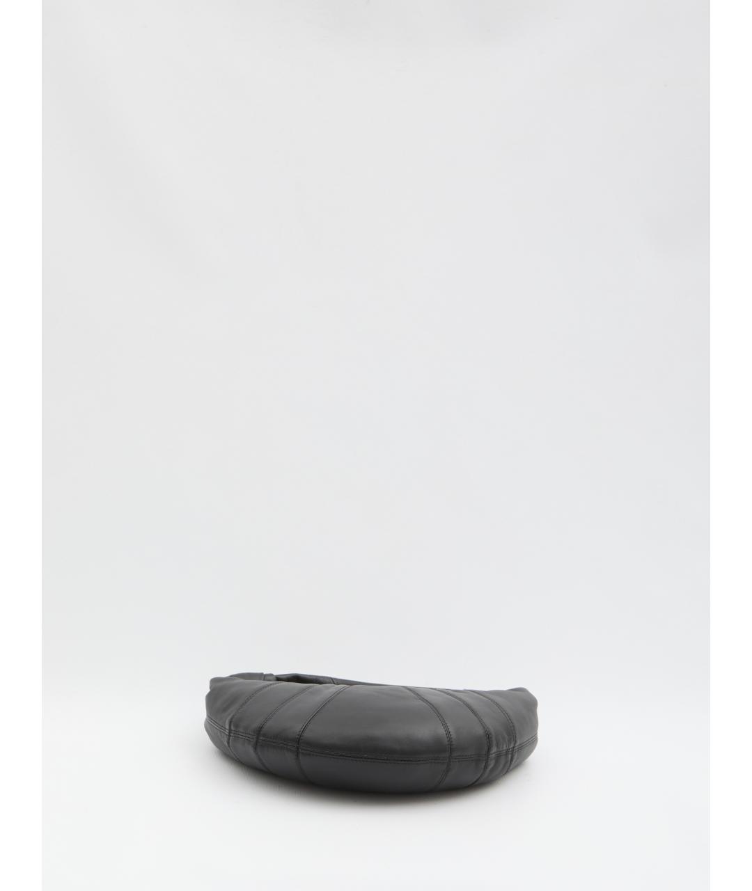 LEMAIRE Черная кожаная сумка с короткими ручками, фото 3