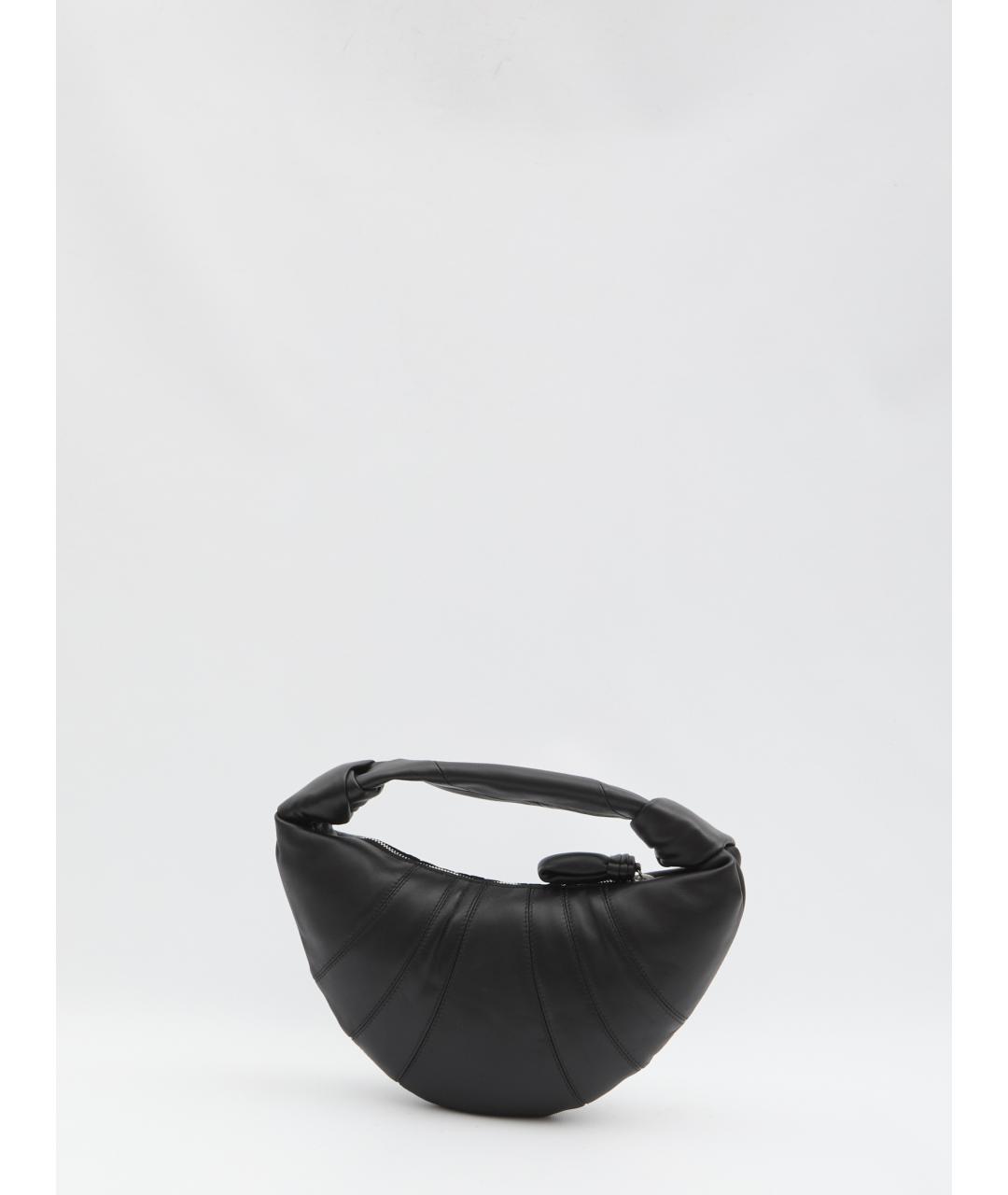 LEMAIRE Черная кожаная сумка с короткими ручками, фото 2