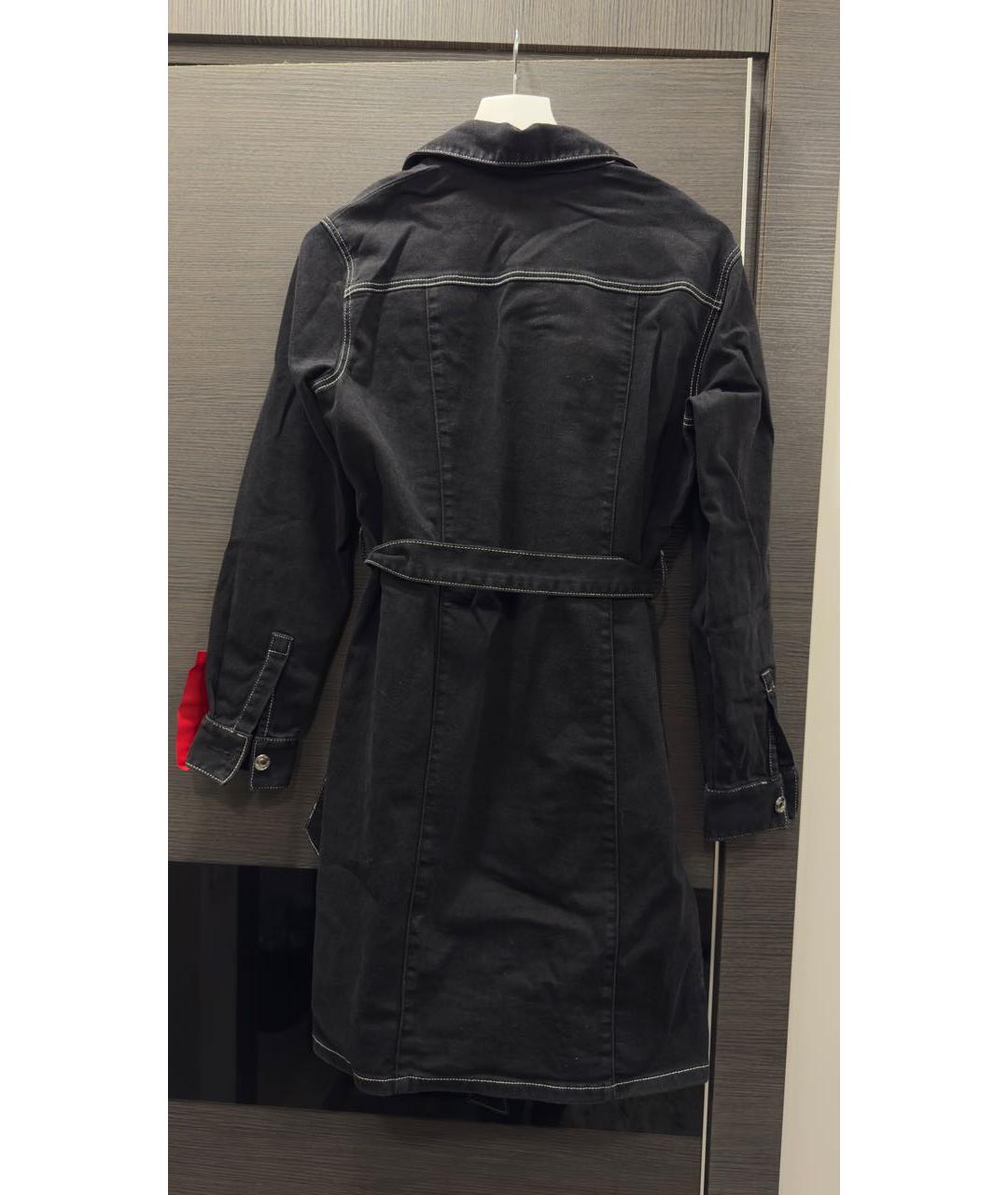 HUGO Черное деним повседневное платье, фото 2