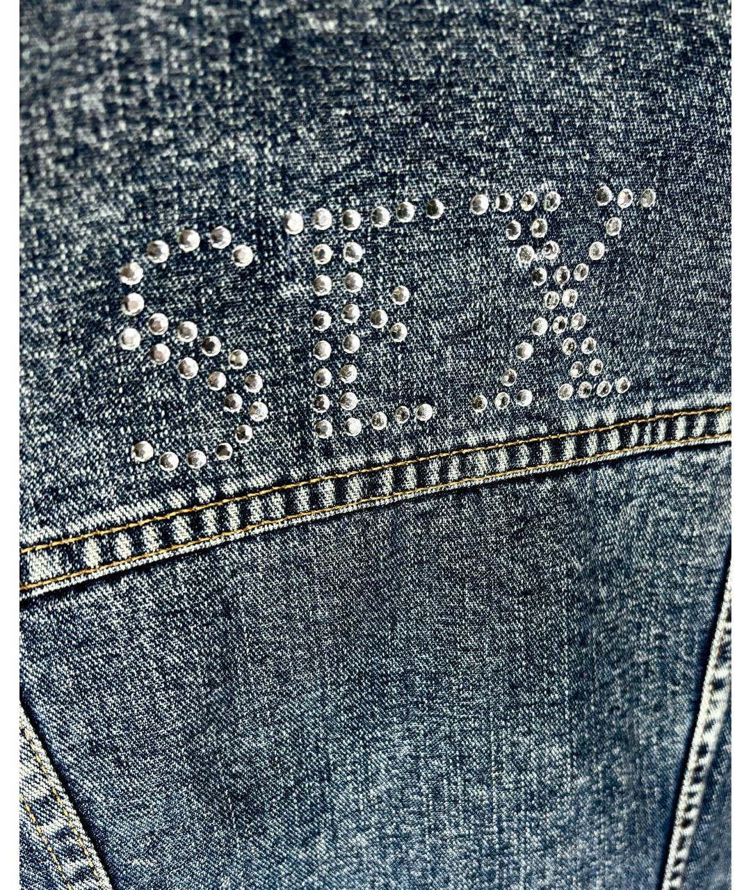 DOLCE&GABBANA Синий деним жакет/пиджак, фото 6