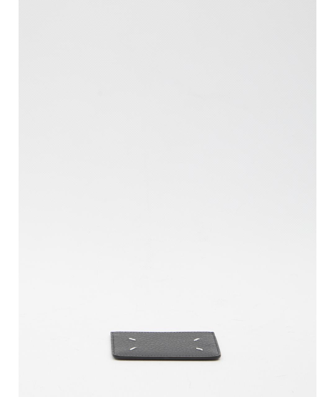 MAISON MARGIELA Черный кожаный кардхолдер, фото 3