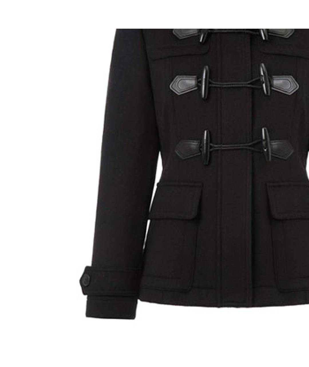 BURBERRY Черное пальто, фото 4