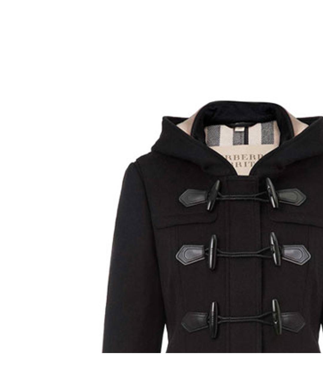 BURBERRY Черное пальто, фото 3