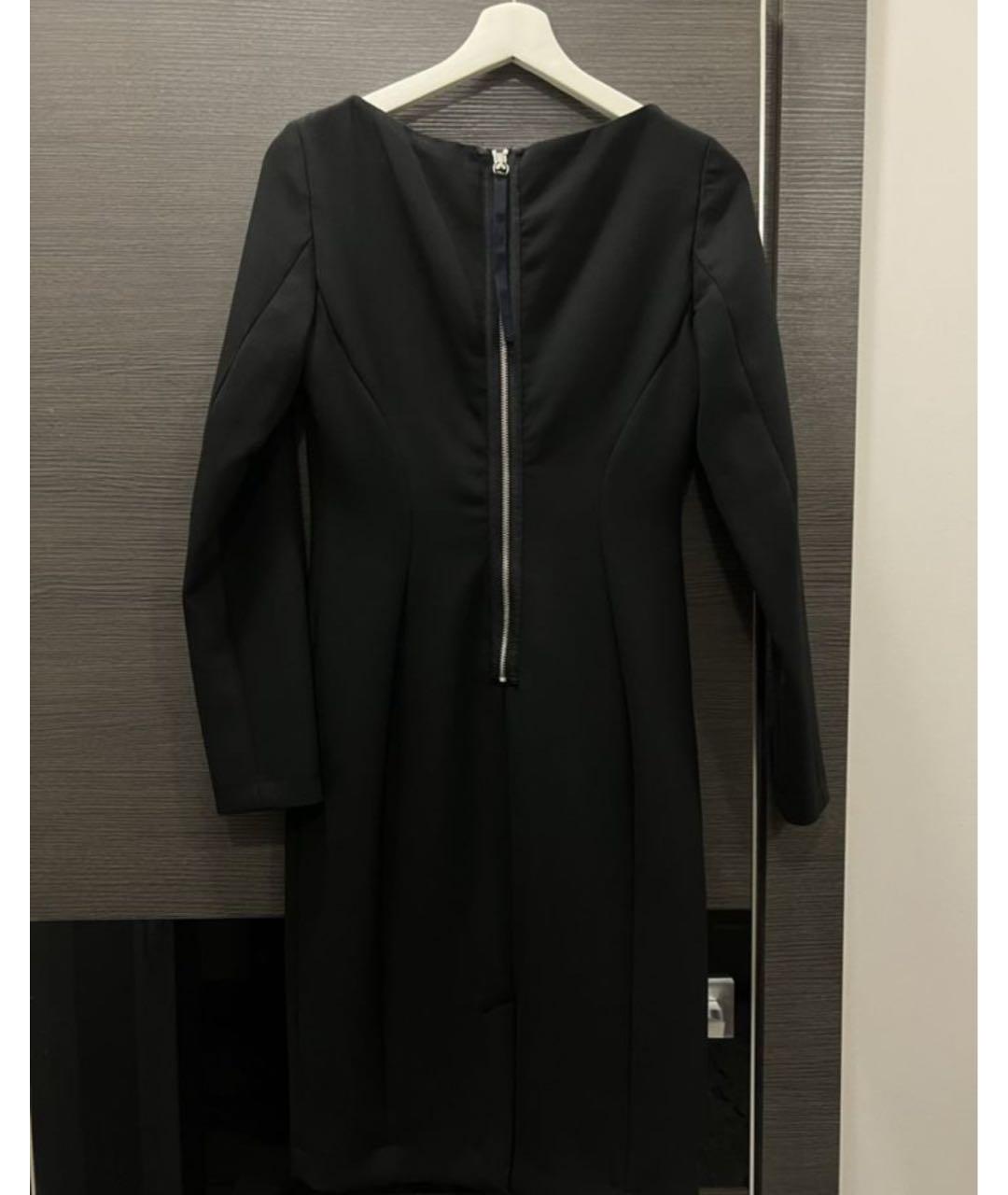 ARMANI JEANS Черное хлопковое платье, фото 2