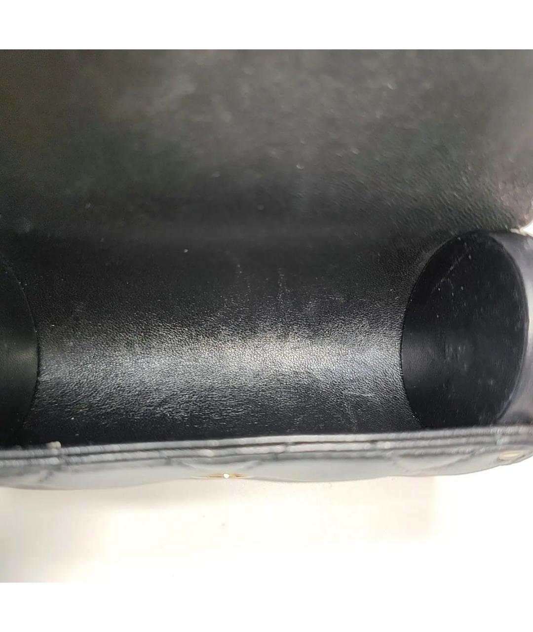 CHANEL Черная кожаная сумка через плечо, фото 4