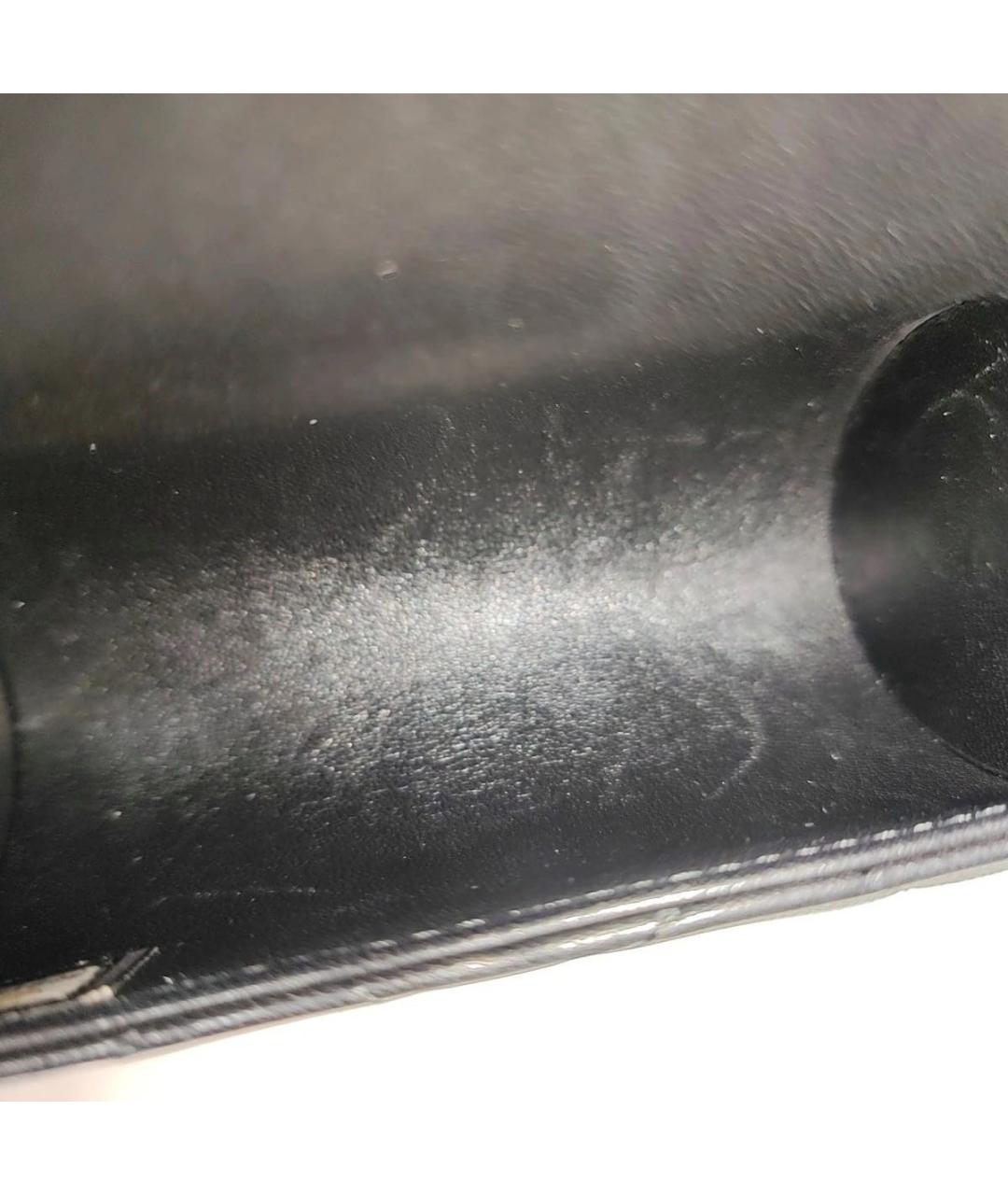 CHANEL Черная кожаная сумка через плечо, фото 6