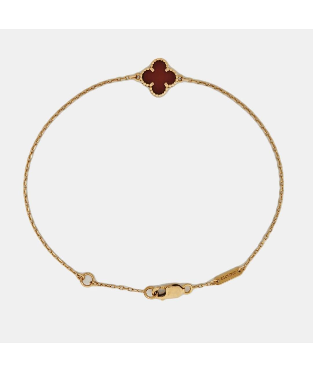 VAN CLEEF & ARPELS Бордовый браслет, фото 2