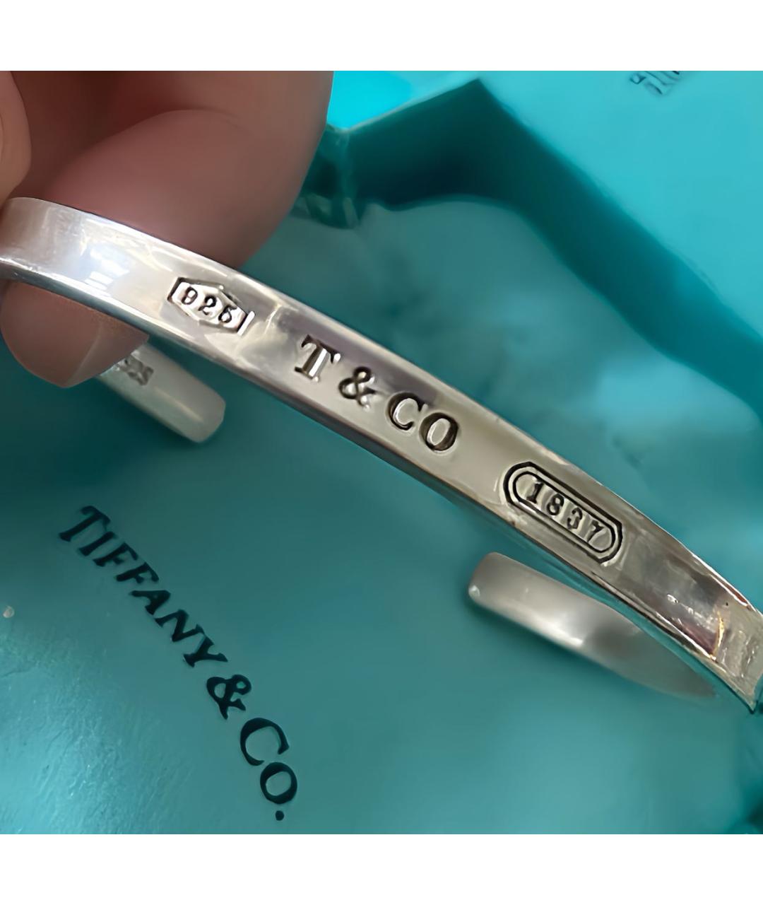 TIFFANY&CO Серебрянный серебряный браслет, фото 5