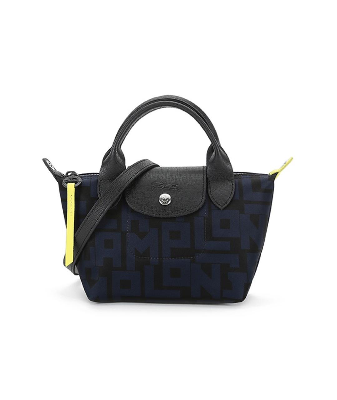 LONGCHAMP Синяя сумка с короткими ручками, фото 1