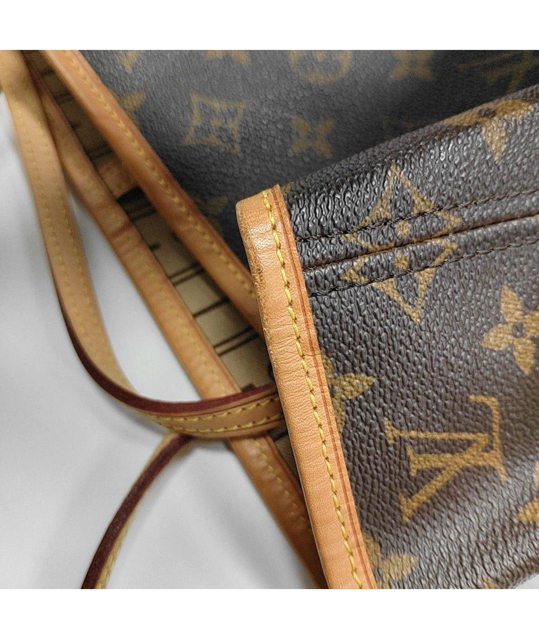 LOUIS VUITTON Коричневая сумка тоут, фото 8