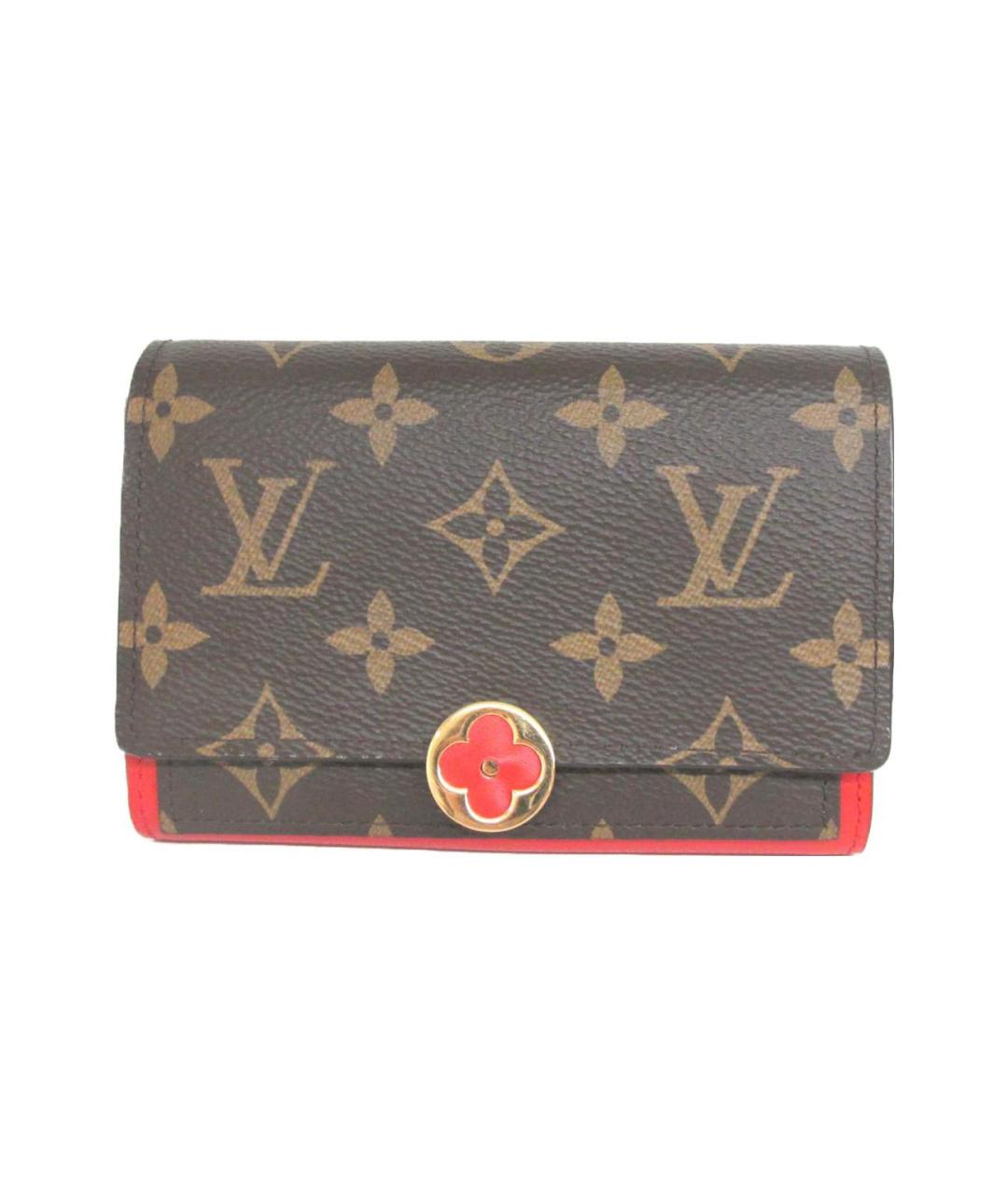 LOUIS VUITTON Коричневый кошелек, фото 1