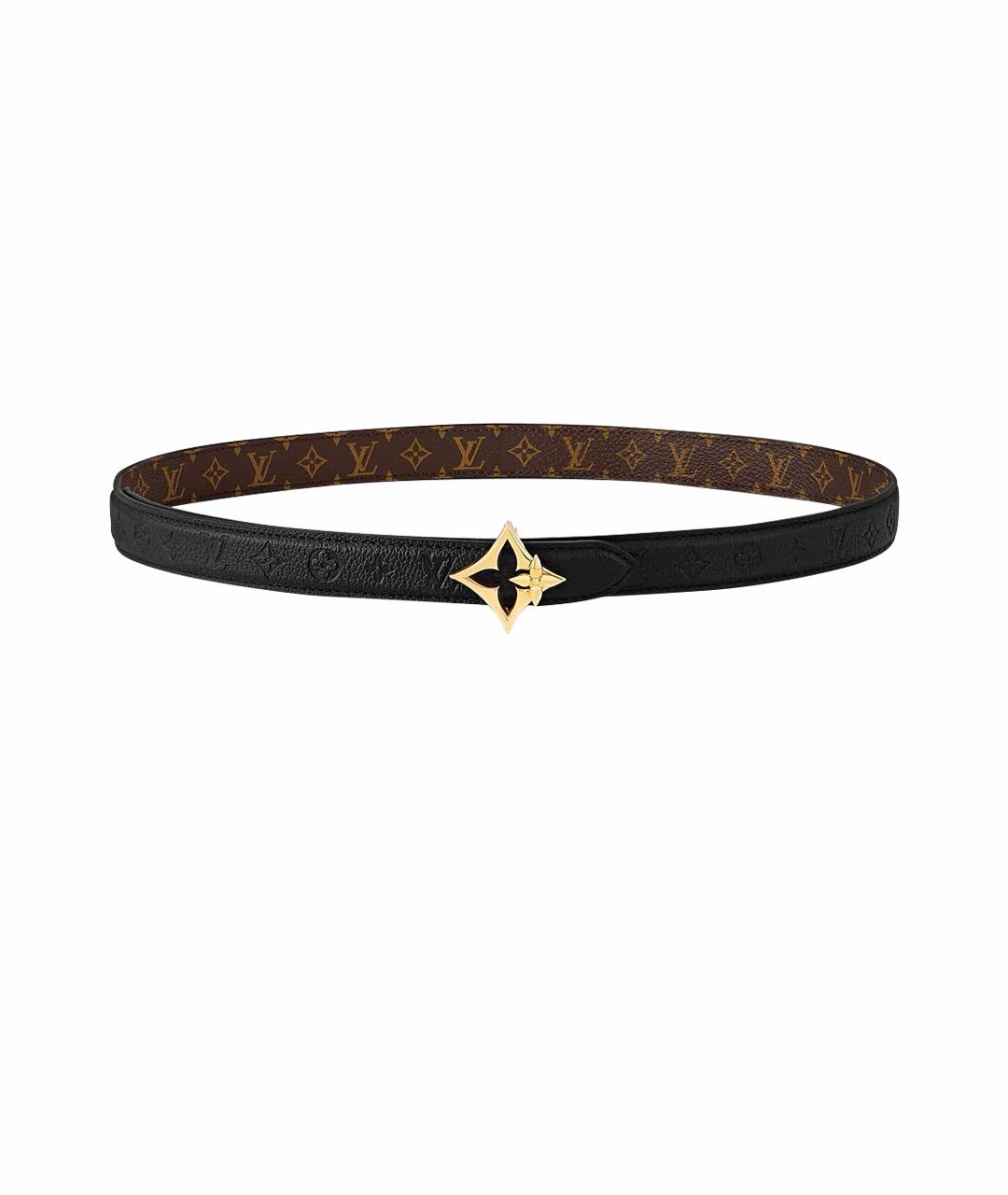 LOUIS VUITTON Коричневый кожаный ремень, фото 1