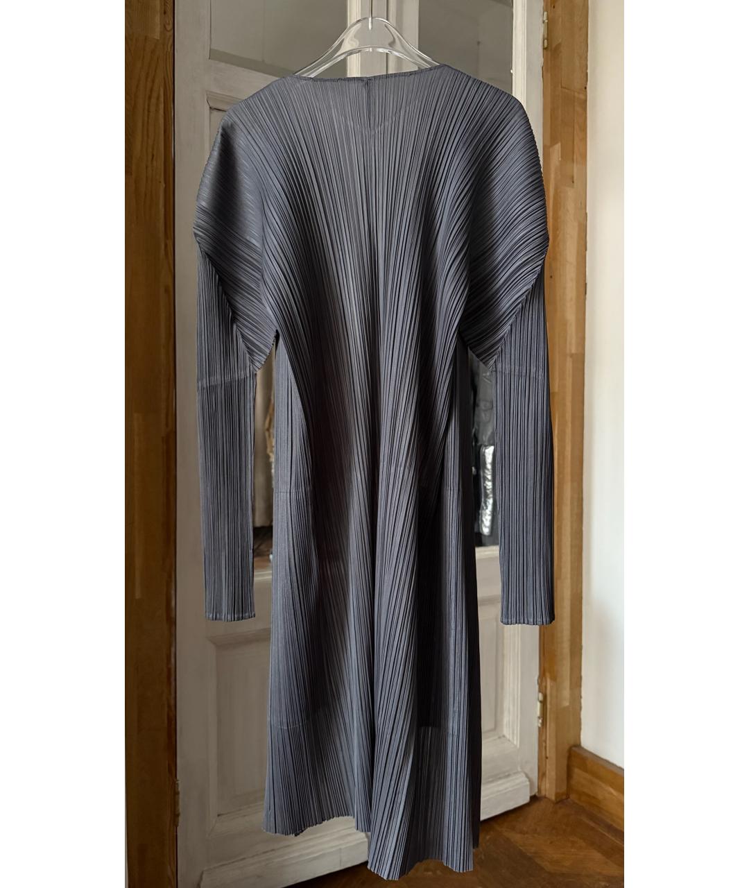 ISSEY MIYAKE Серый полиэстеровый кардиган, фото 2