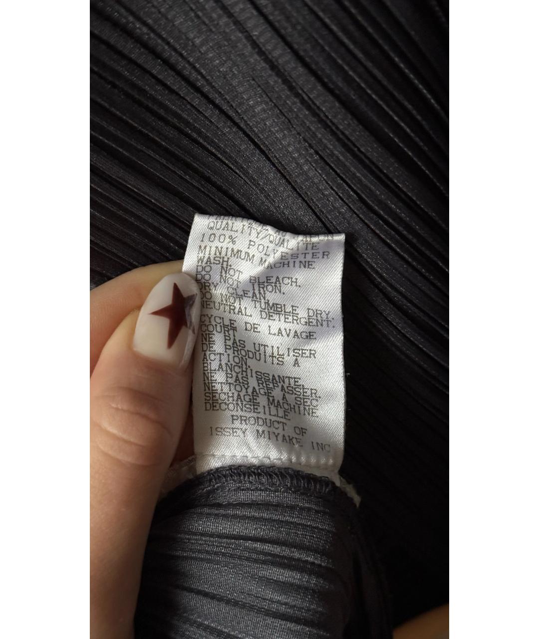 ISSEY MIYAKE Серый полиэстеровый кардиган, фото 4