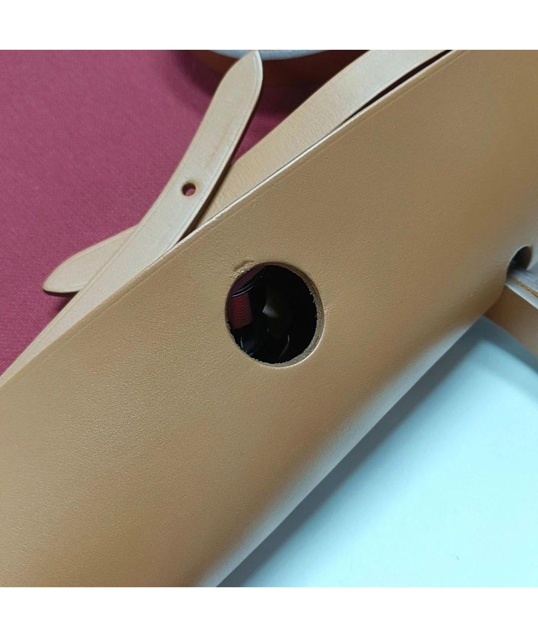 HERMES Красная кожаная сумка через плечо, фото 7