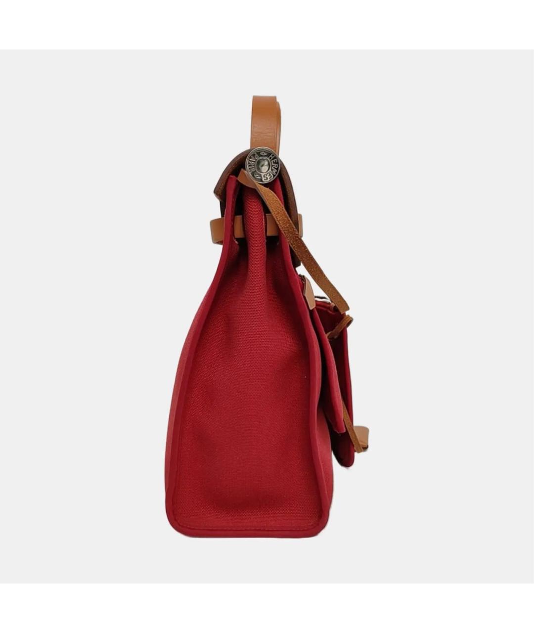 HERMES Красная кожаная сумка через плечо, фото 2