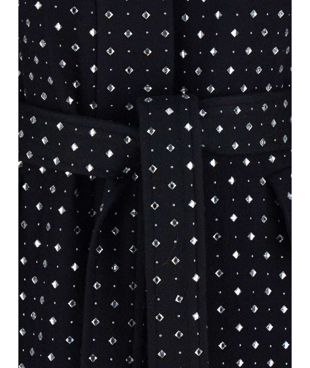 PINKO Черное шерстяное пальто, фото 3